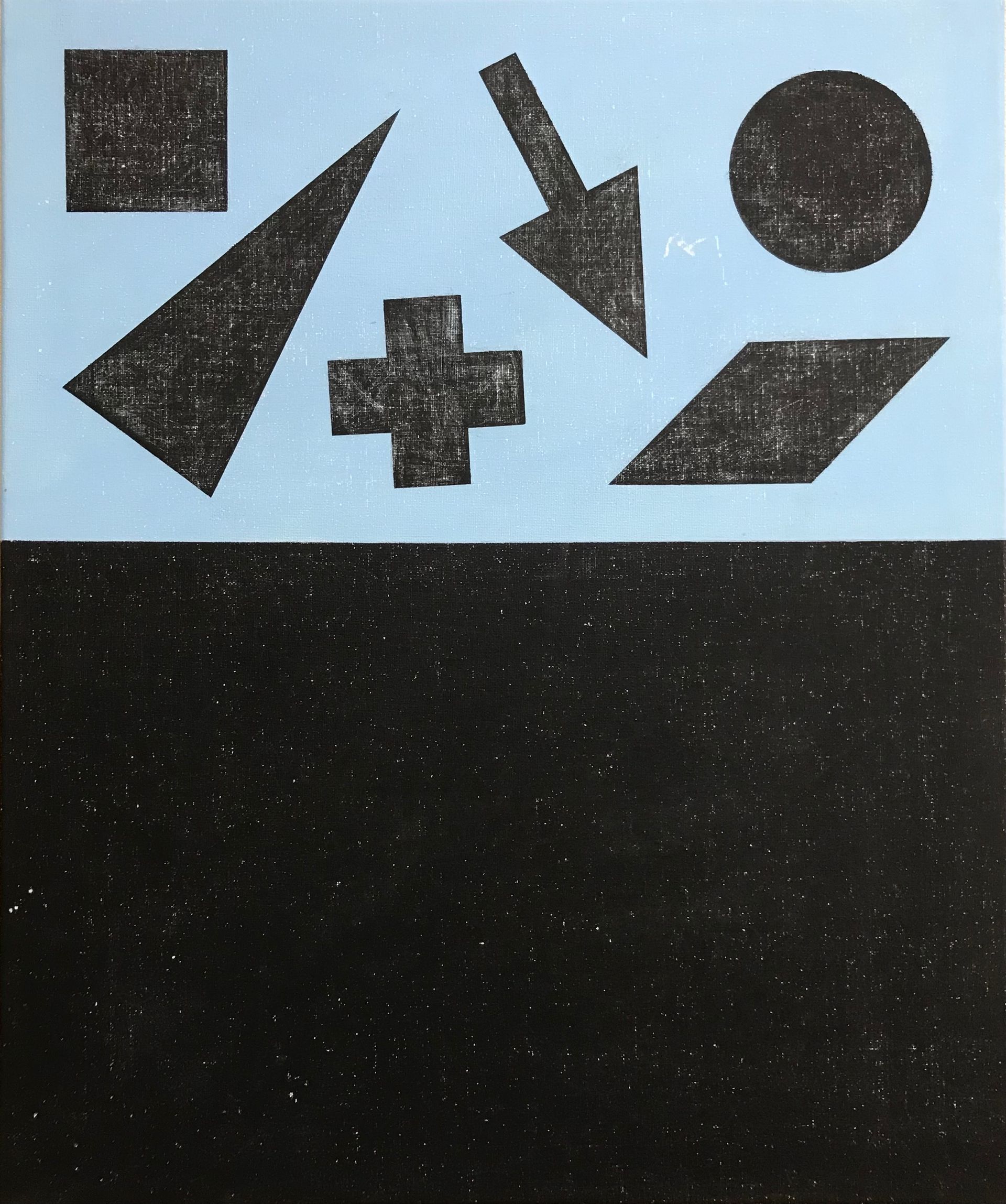 Юрий Ростиславский (Картина, живопись - 
                  50 x 60 см) Рождение фигур