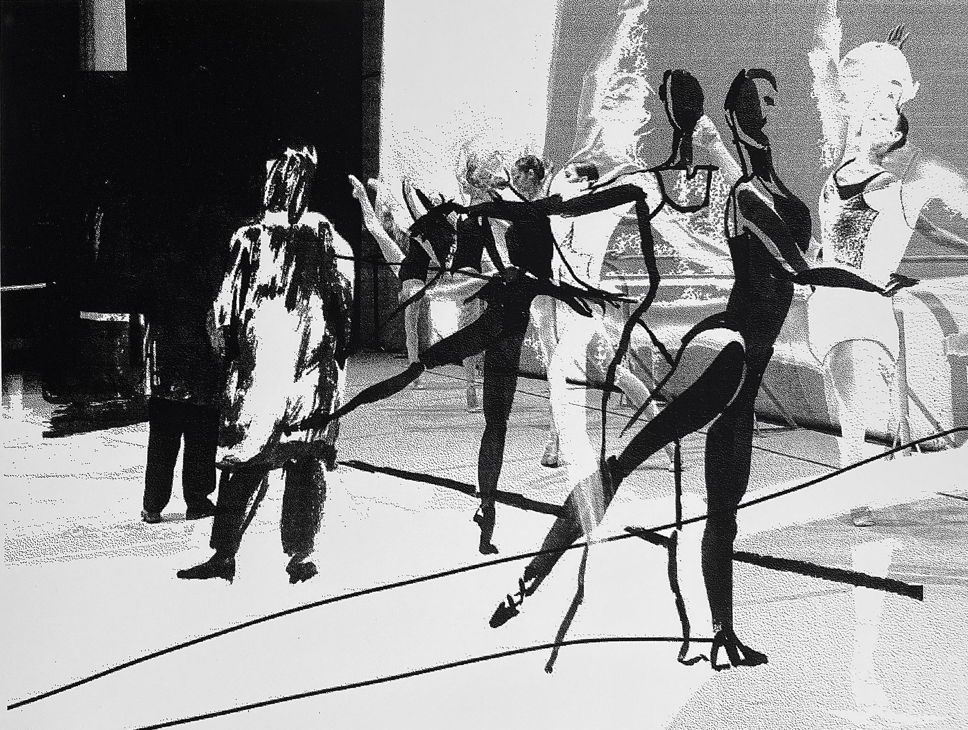 Вероника Федорцова (Графика печатная - 
                  73 x 53 см) Лист 2 из серии "Танцующие"