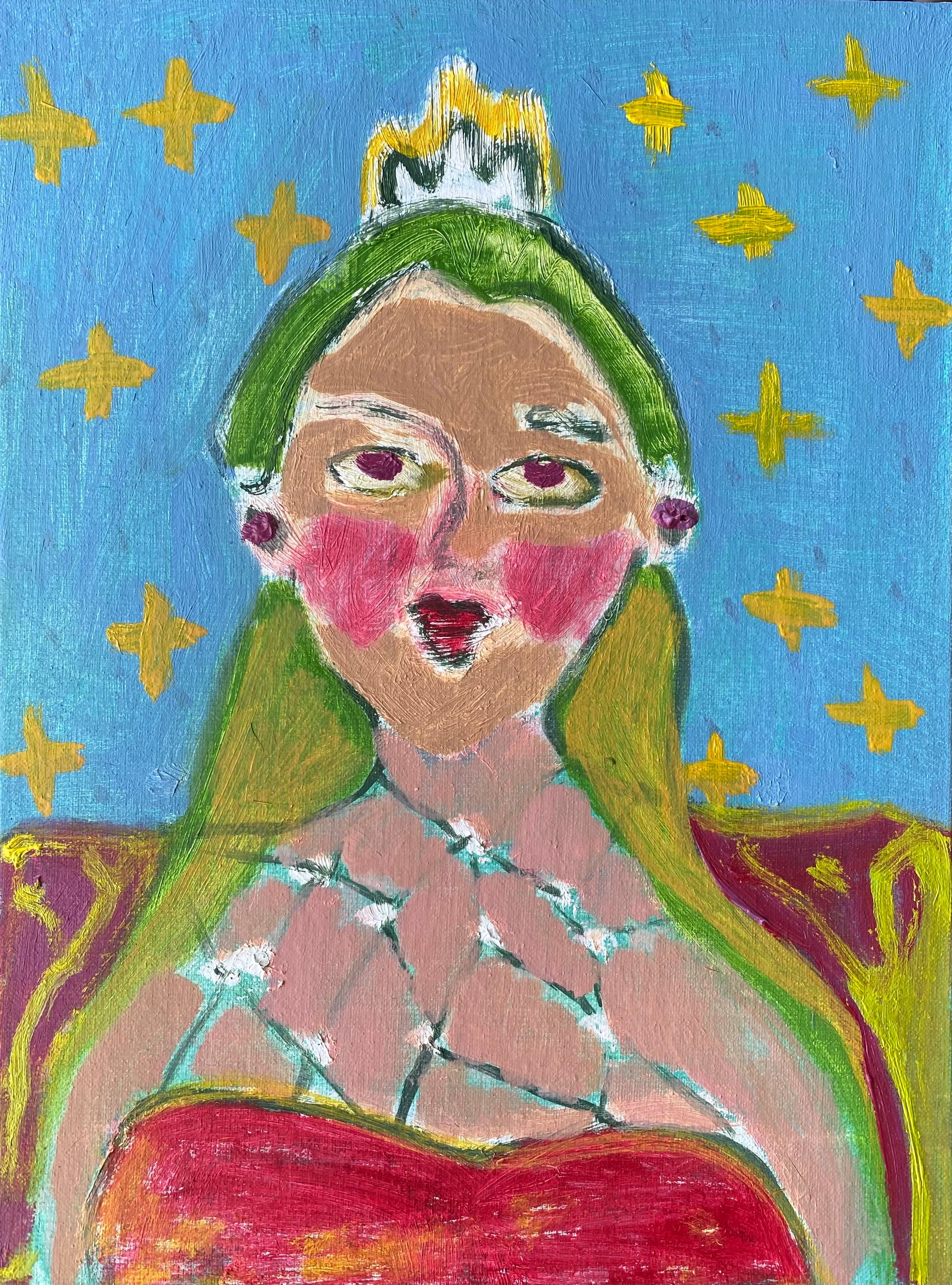 Каролина Росляк (Картина, живопись - 
                  18 x 25 см) Без названия
