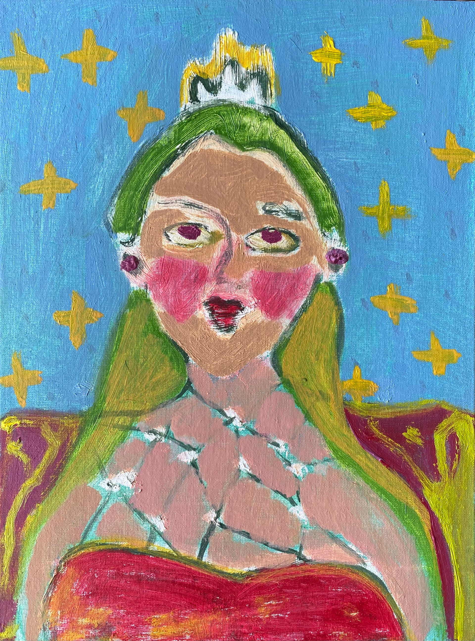 Каролина Росляк (Картина, живопись - 
                  18 x 25 см) Без названия
