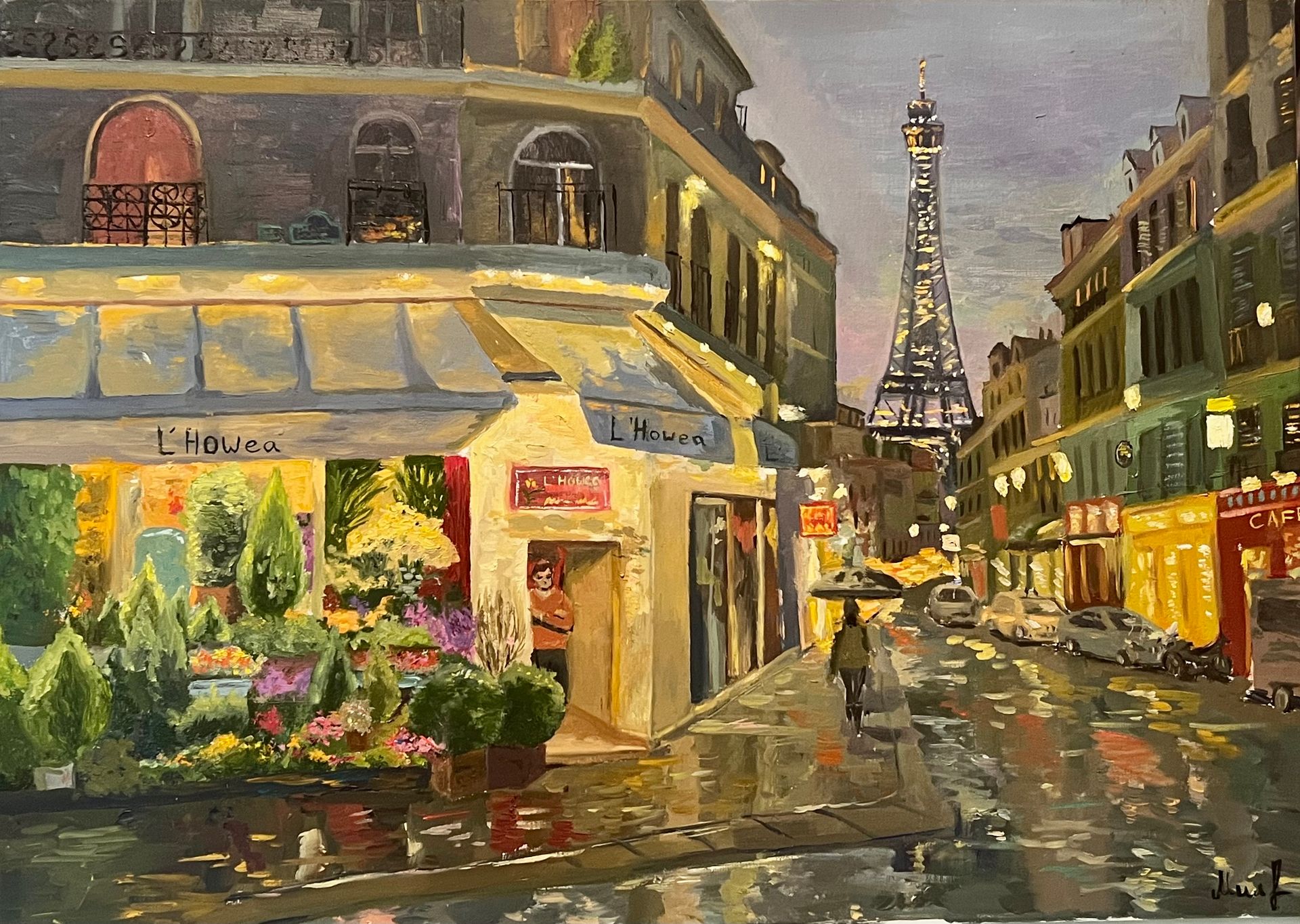 Милана Семенова (Картина, живопись - 
                  72 x 50 см) Paris