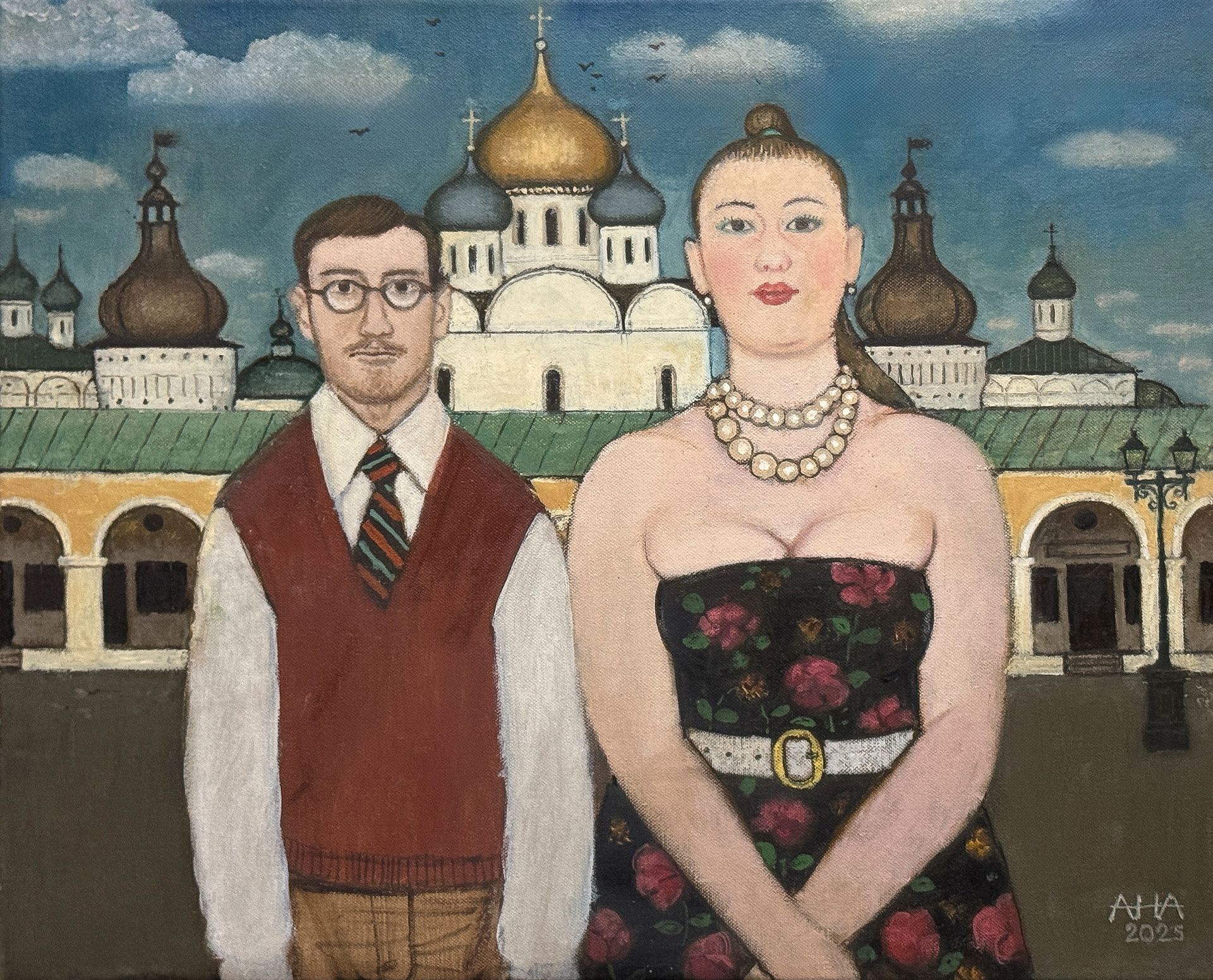 Андрей Аверьянов (Картина, живопись - 
                  60 x 50 см) Старый Кремль