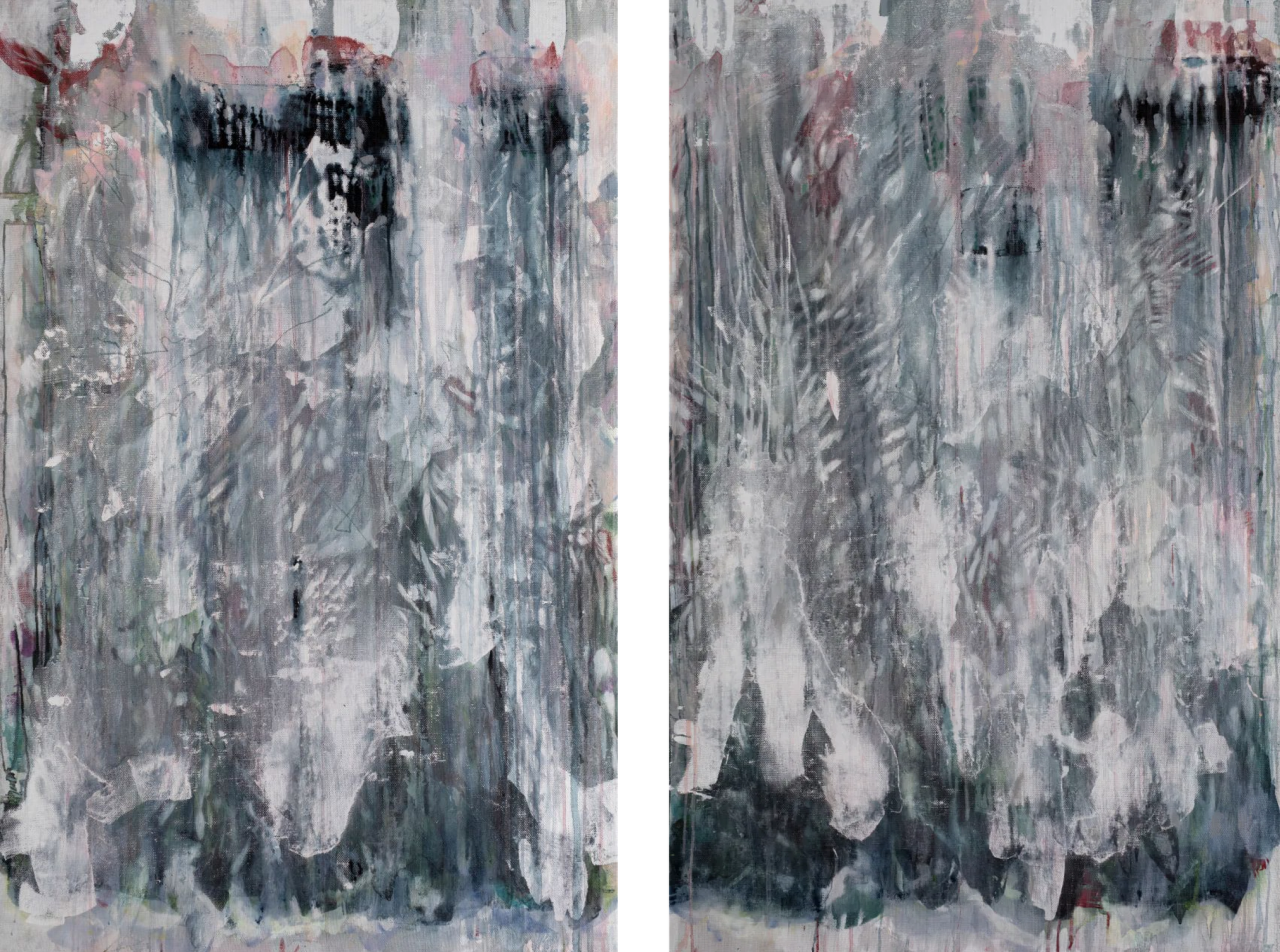 Раиса Граф (Картина, живопись - 
                  188 x 136 см) Диптих #3 из цикла "Исчезновение"