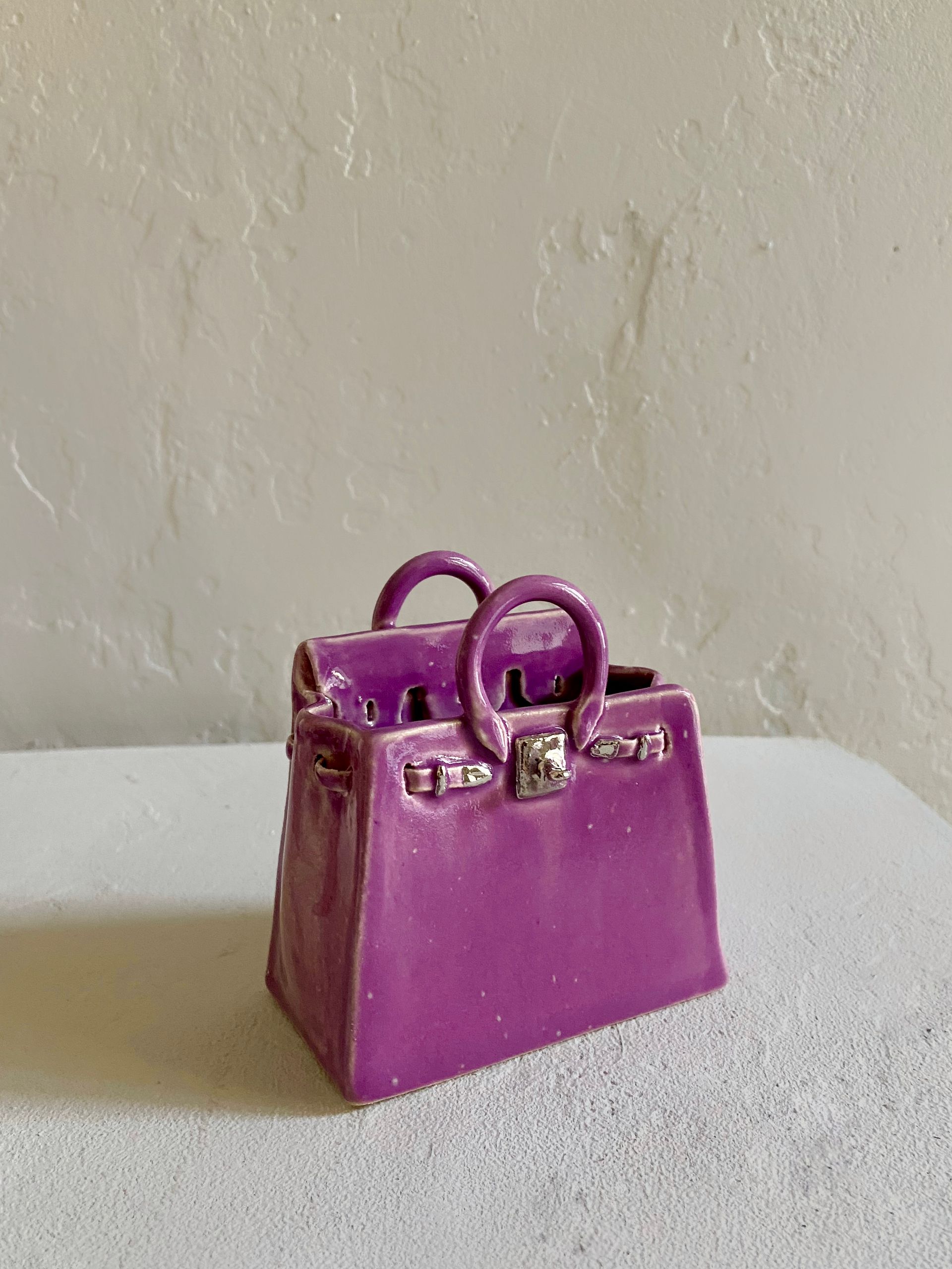 Елизавета Букина (Скульптура - 
                  8.5 x 9 см) Подсвечник "Birkin"