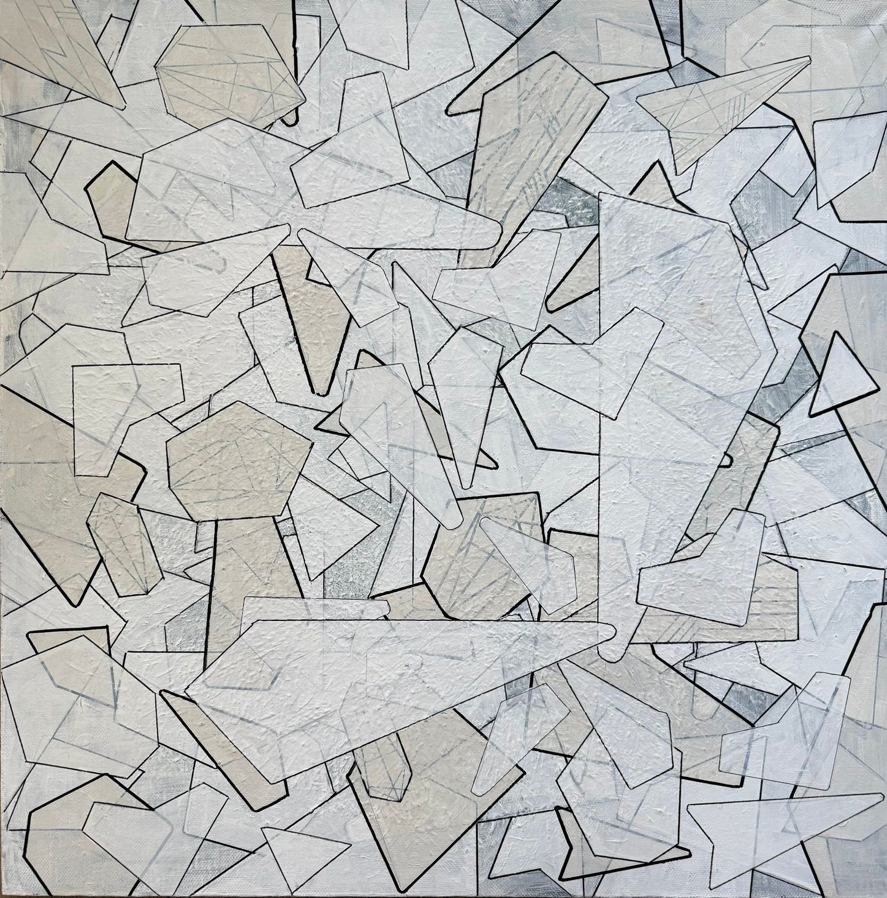 Марина Астахова (Картина, живопись - 
                  80 x 80 см) Labyrinth Fragments