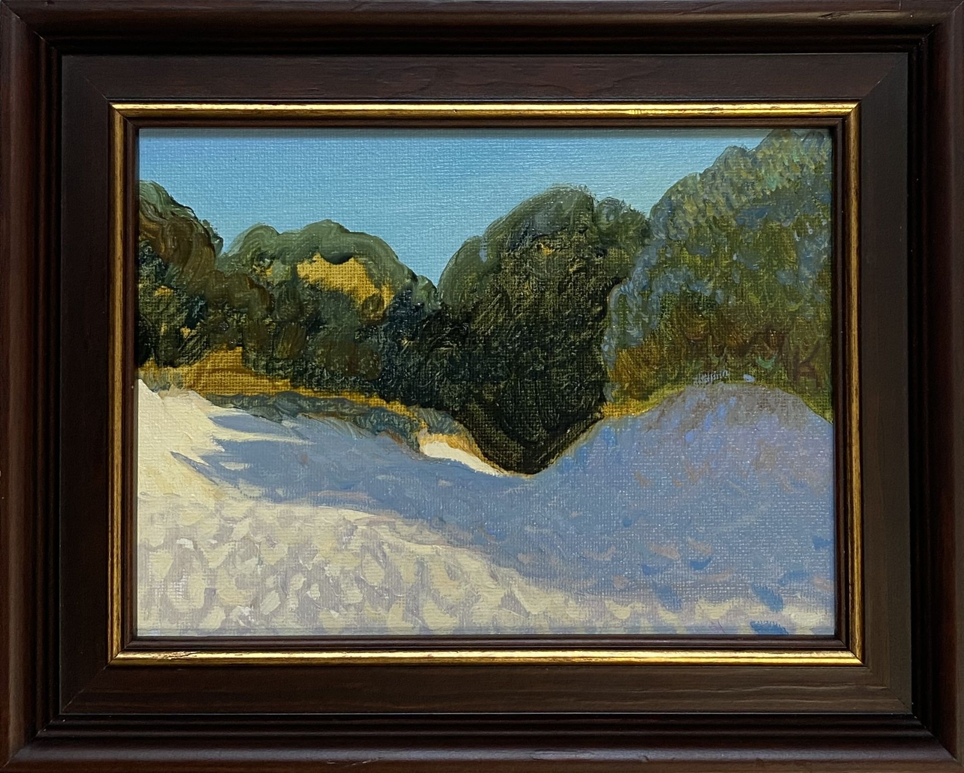 Алексей Кротов (Картина, живопись - 
                  25 x 20 см) Дюны на берегу Куршской косы