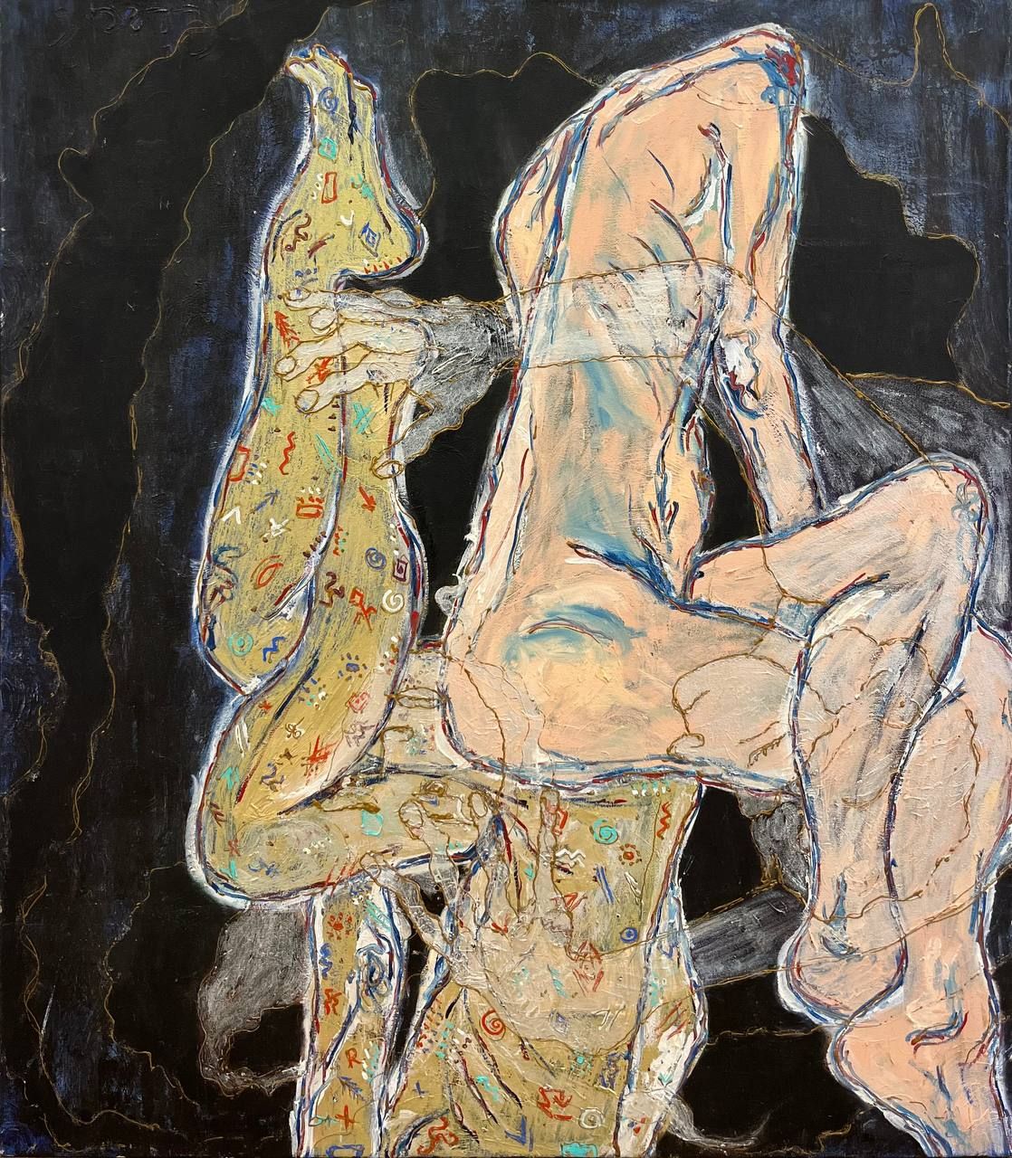 Александра Халипская (Картина, живопись - 
                  70 x 80 см) Изменение