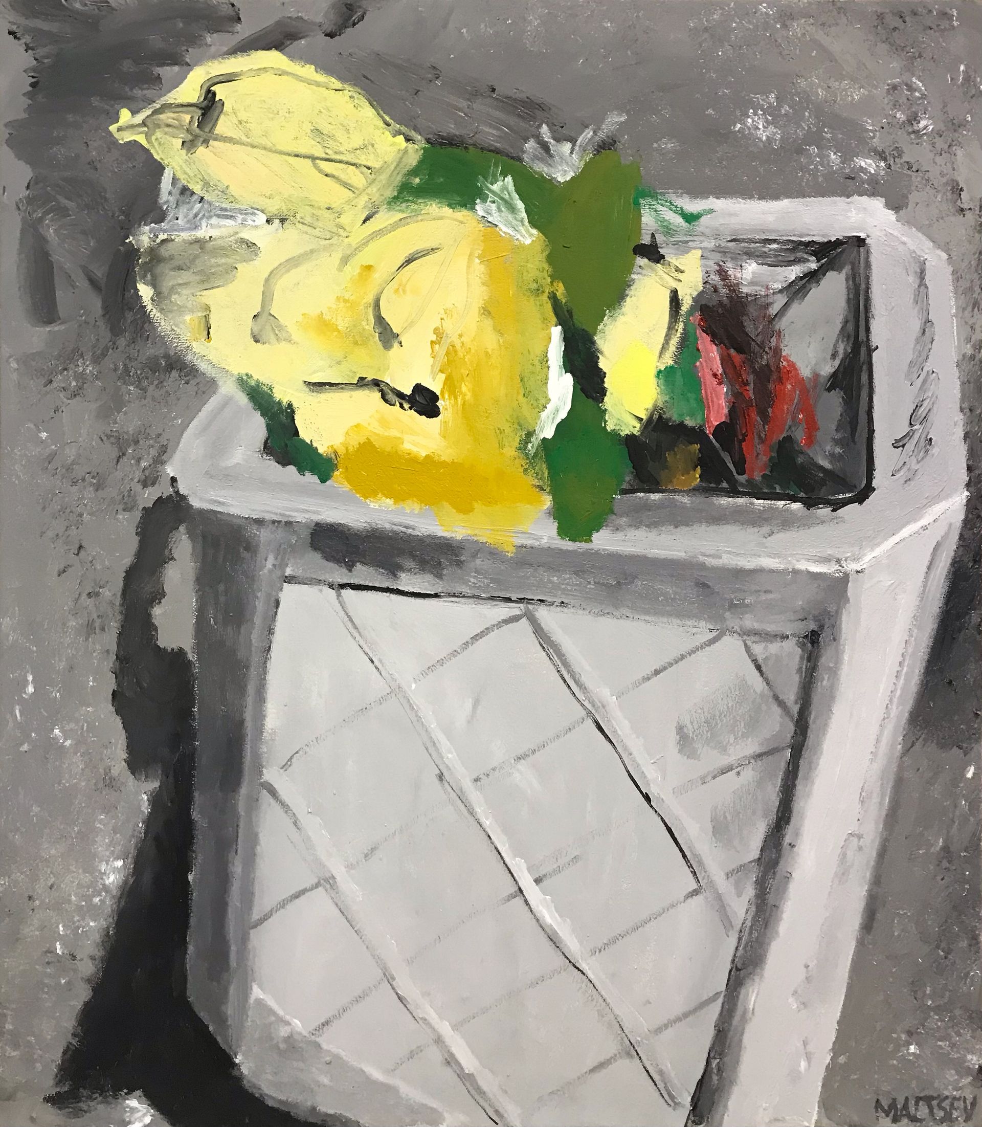 Влад Мальцев (Картина, живопись - 
                  70 x 80 см) Букет в урне