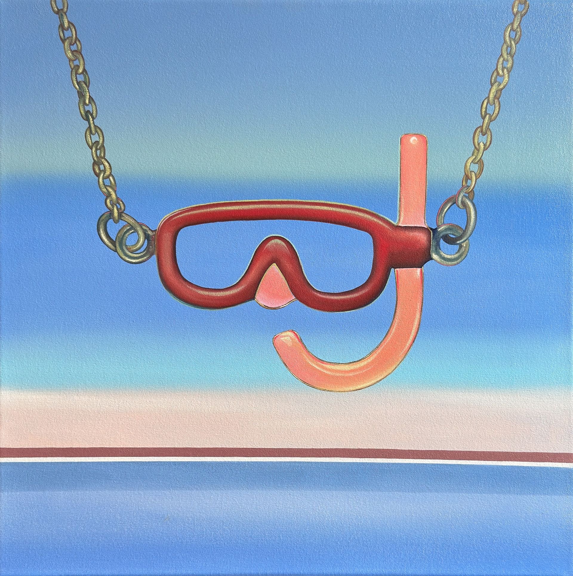 Елена Курочко (Картина, живопись - 
                  50 x 50 см) Mascherina