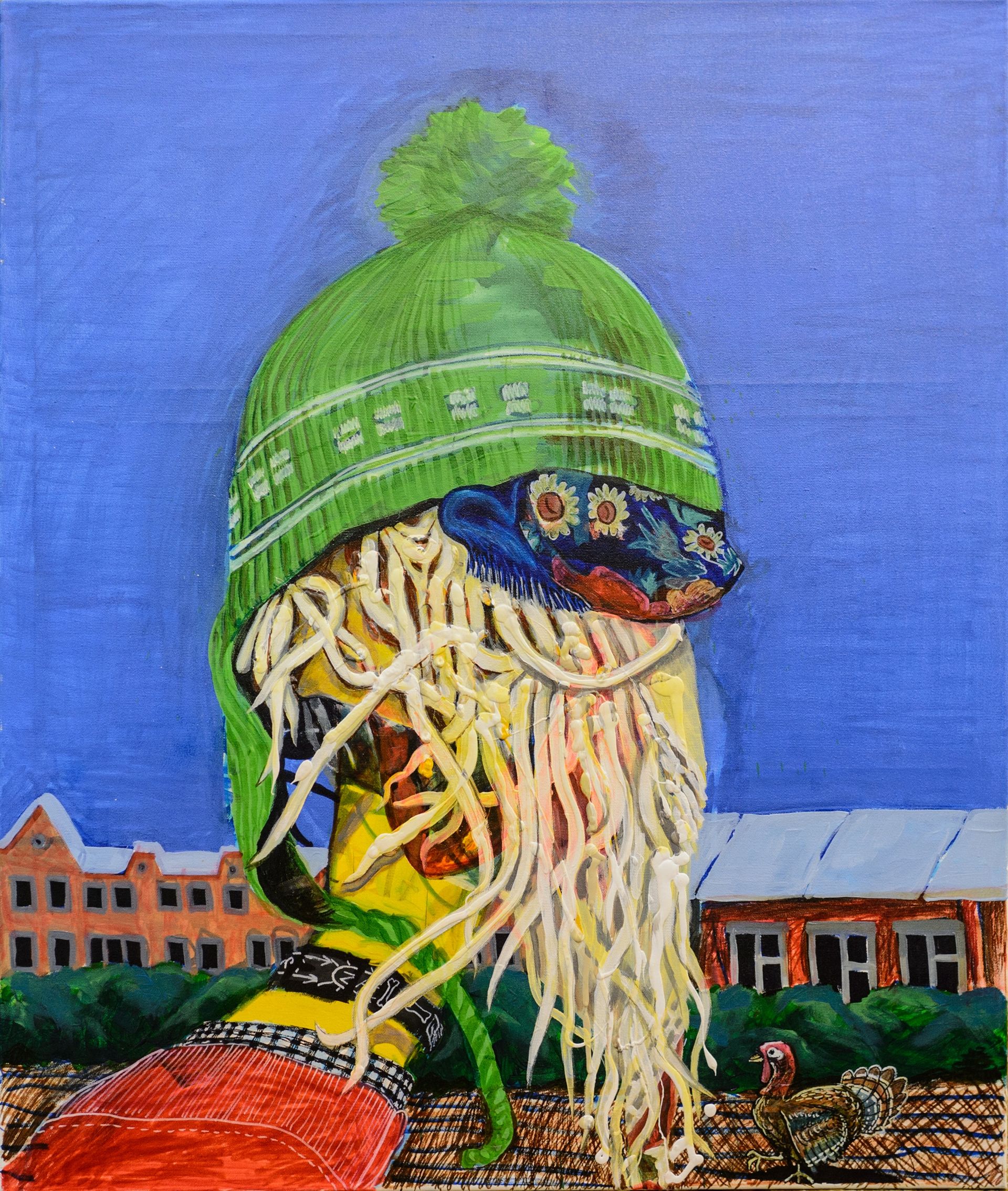 Евгений Куковеров (Картина, живопись - 
                  100 x 120 см) Вождь