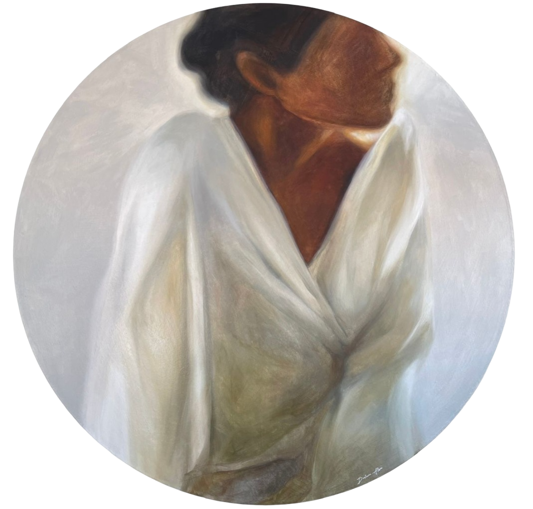 Алиса Дьякова (Картина, живопись - 
                  100 x 100 см) Нежная душа