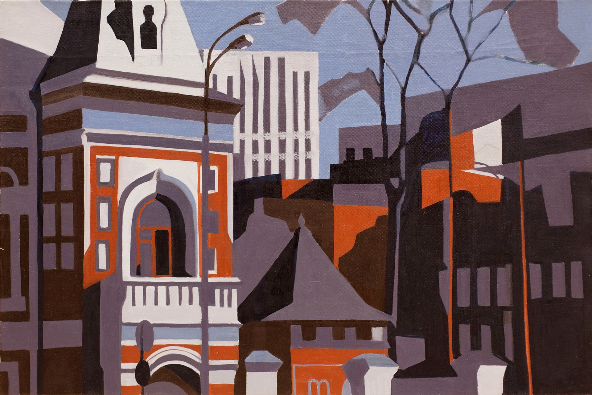 Катерина Пэпушой (Картина, живопись - 
                  120 x 80 см) Грани времён