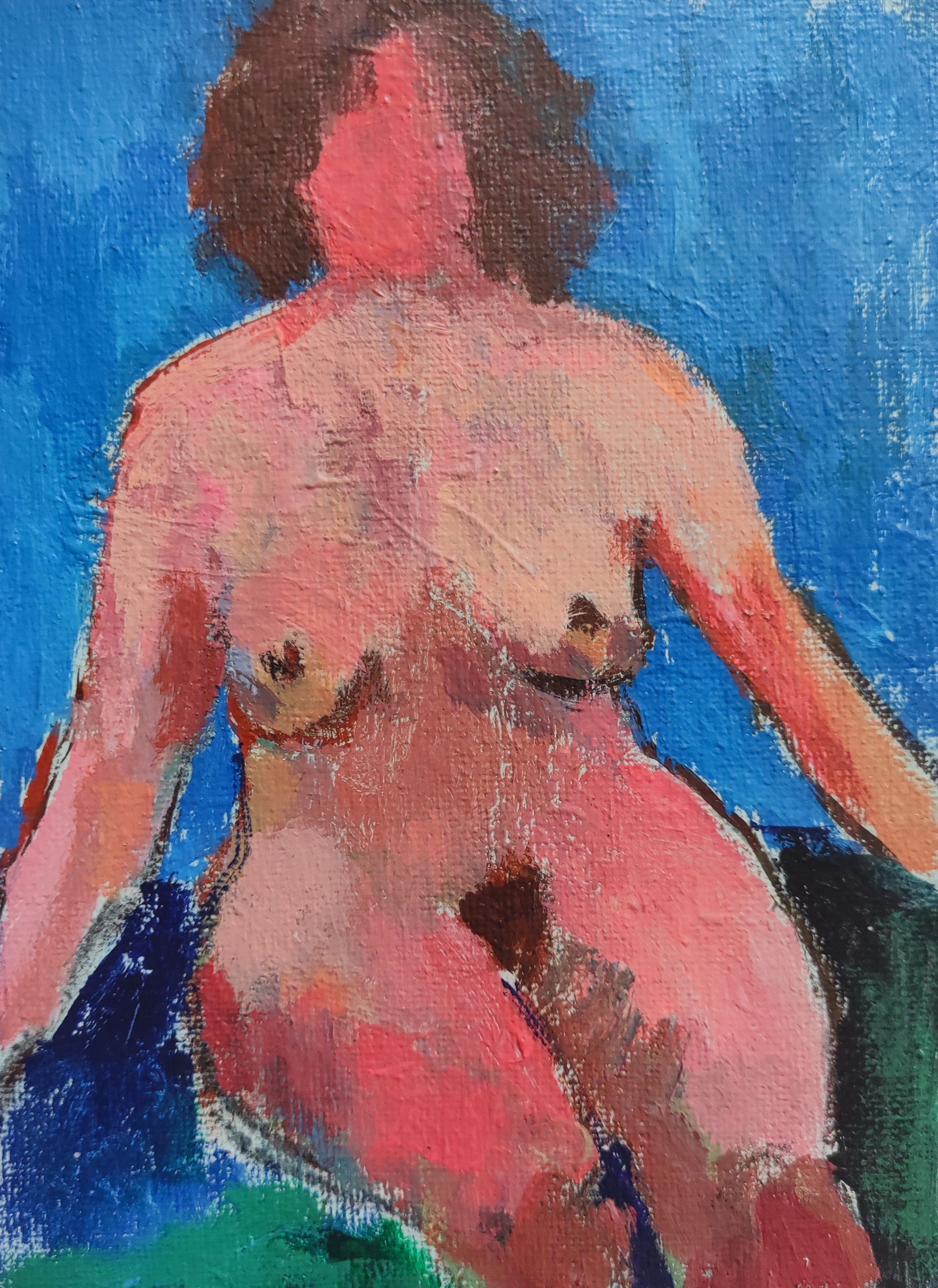 Дарья Петухова (Авторская графика - 
                  13 x 18 см) Натурщица