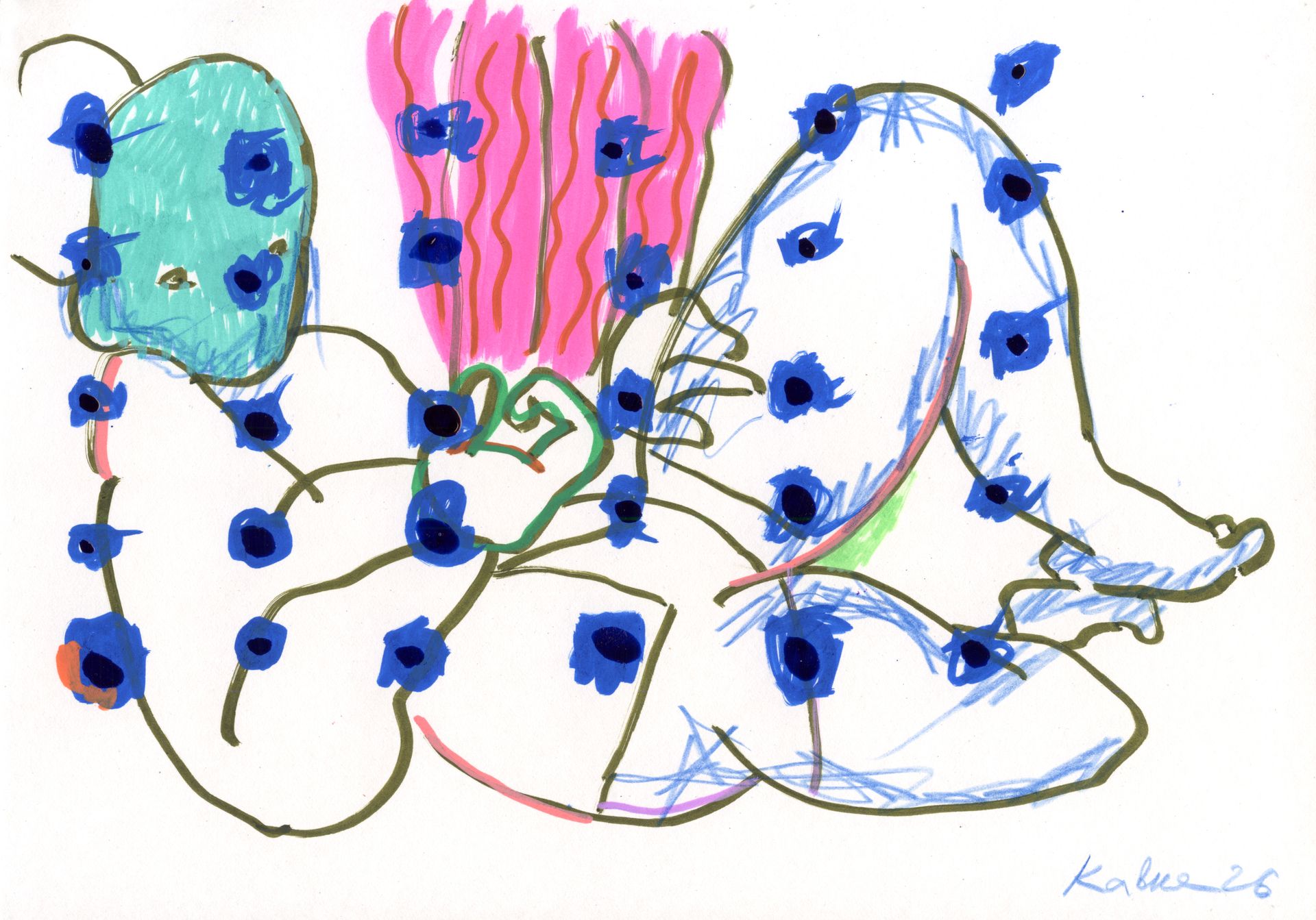 Дмитрий Кавка (Авторская графика - 
                  29 x 21 см) Женщина