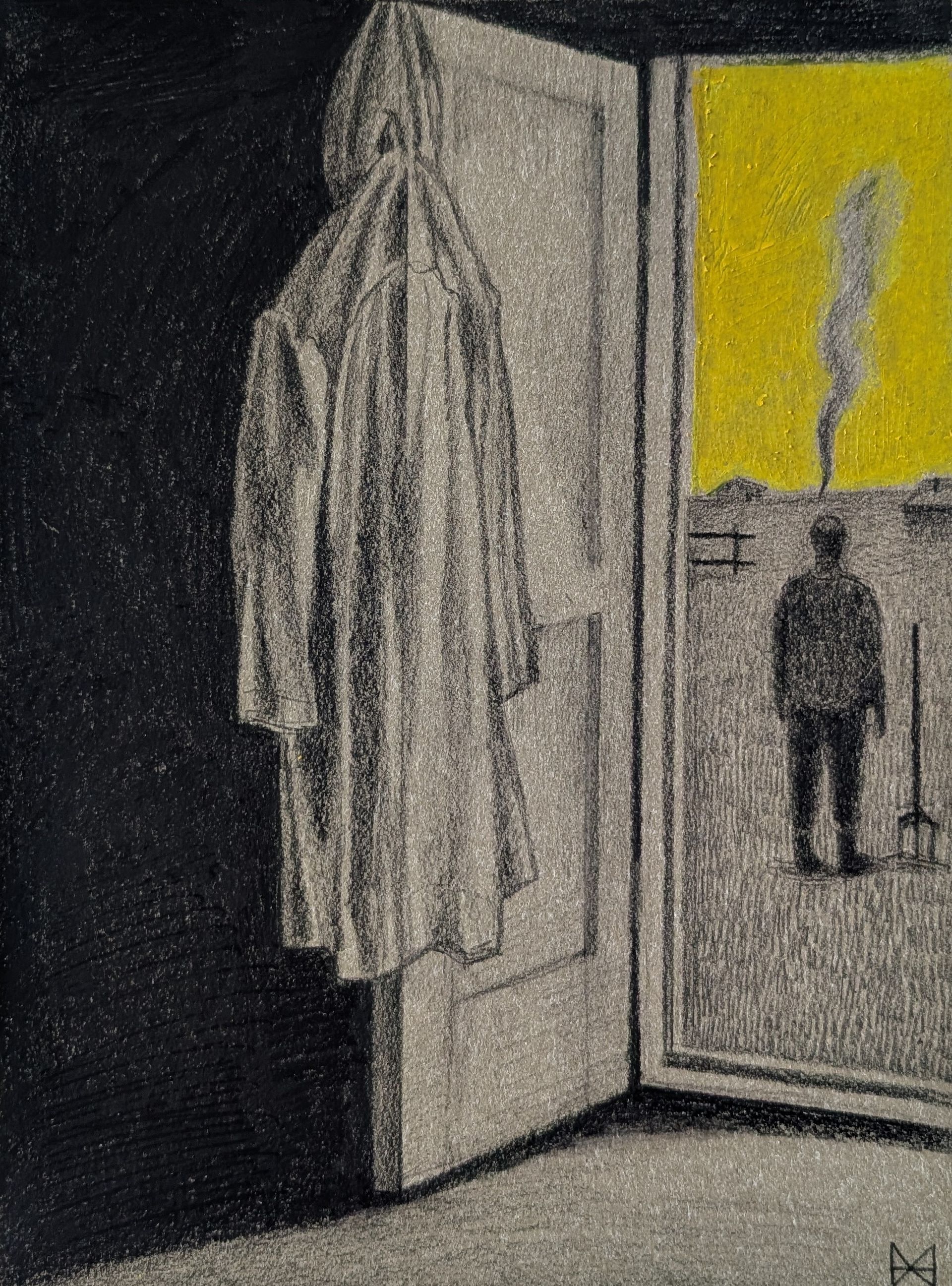 Анастасия Мотина (Авторская графика - 
                  20 x 28 см) Зарево