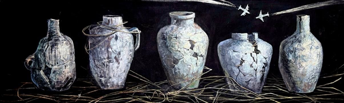 Паула Стельмащук (Картина, живопись - 
                  200 x 63 см) Хронон