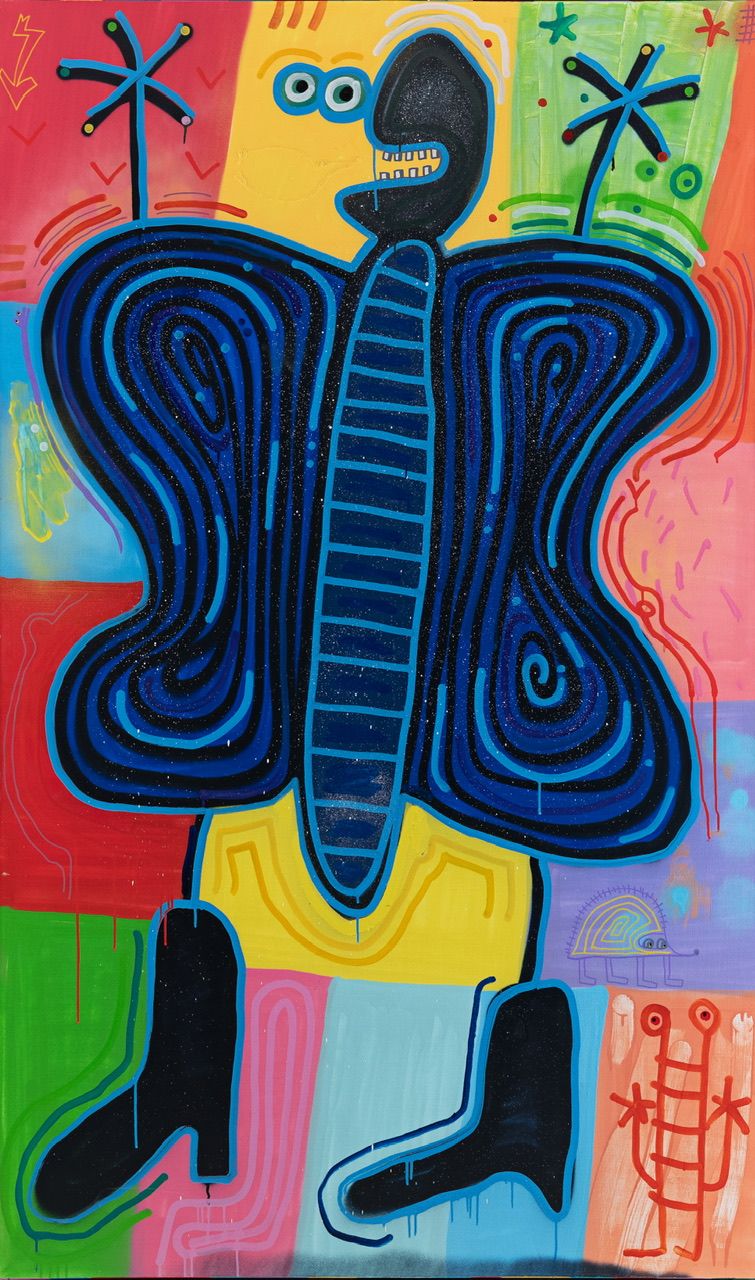 Кирилл Лебедев (Кто) (Картина, живопись - 
                  120 x 200 см) Бабочка