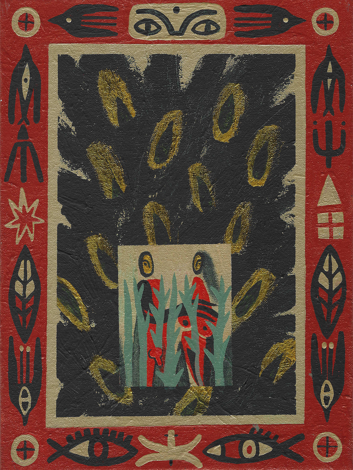 Лена Романовская (Авторская графика - 
                  27 x 32 см) Прощание с Лилит