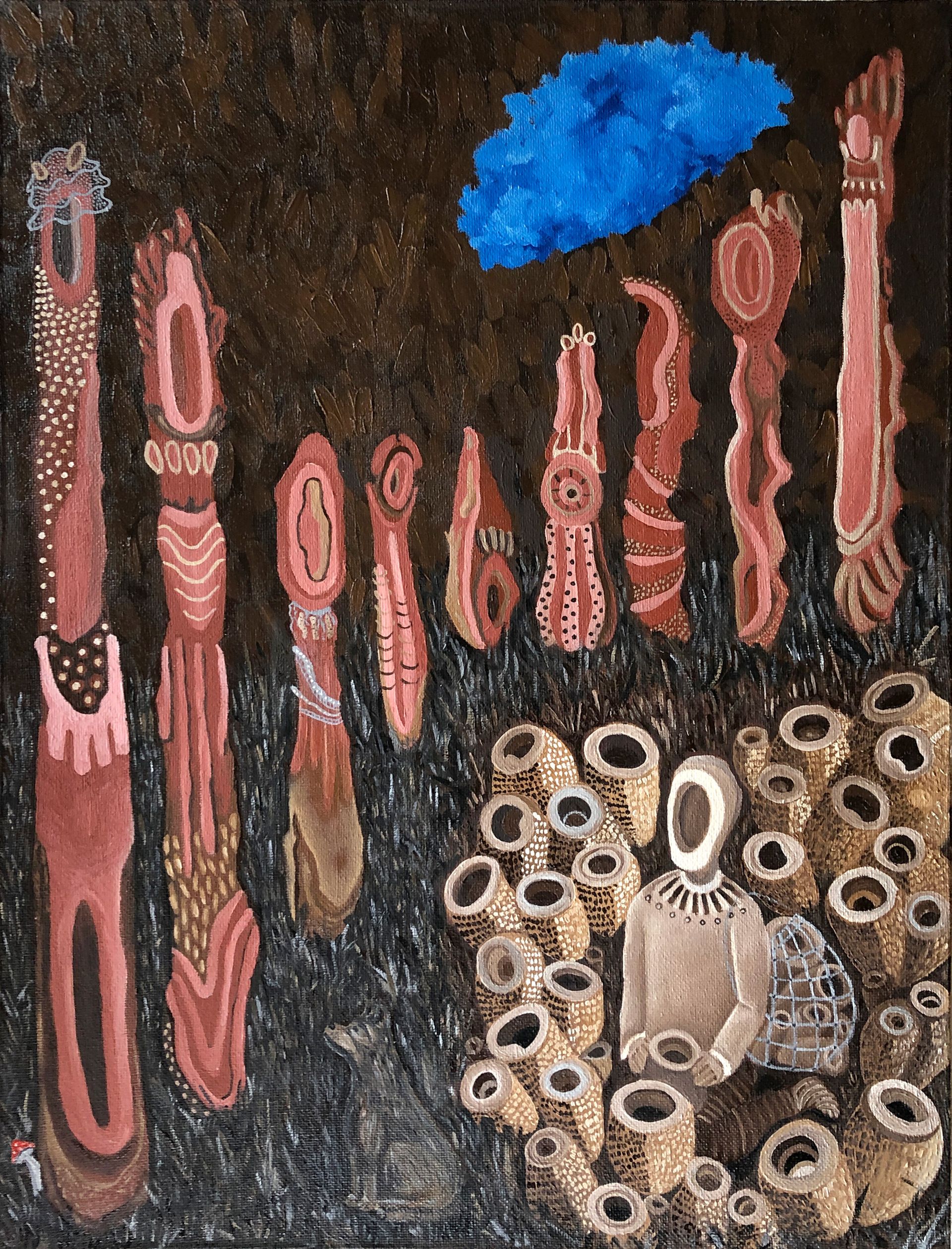 Леша Мелки (Картина, живопись - 
                  34 x 45 см) SILENCE