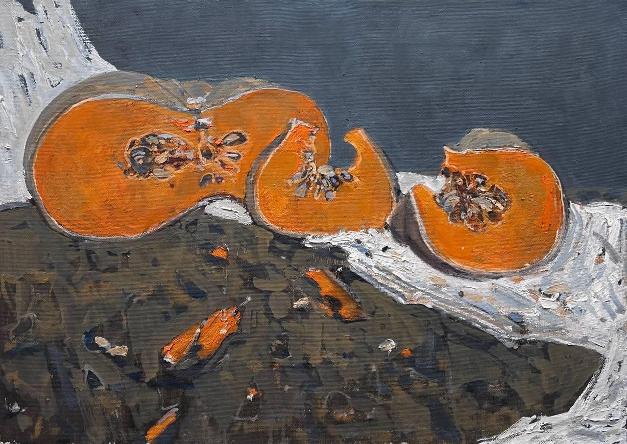 Юлия Небосова (Кудина) (Картина, живопись - 
                  70 x 50 см) Тыквы