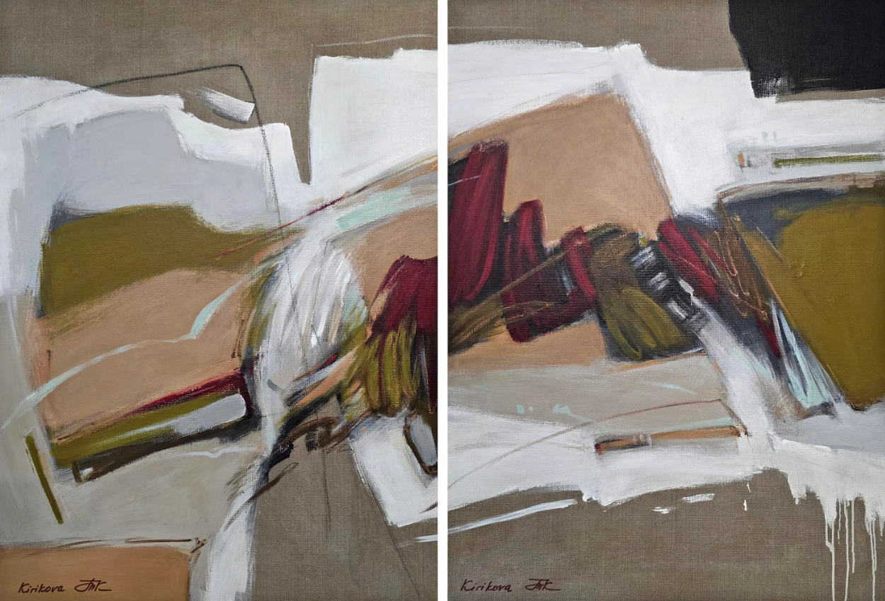 Татьяна Кирикова (Картина, живопись - 
                  160 x 110 см) Рубиновый бархат