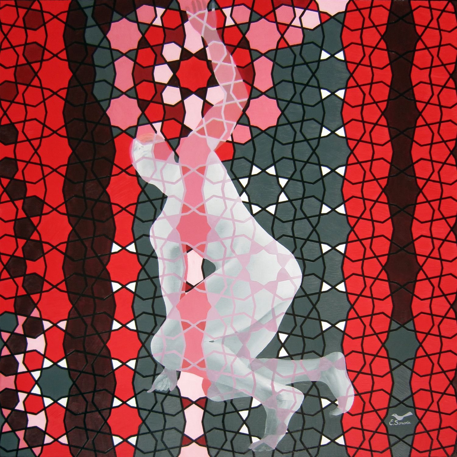 Елена Сорока (Картина, живопись - 
                  70 x 70 см) Нормально – быть другим