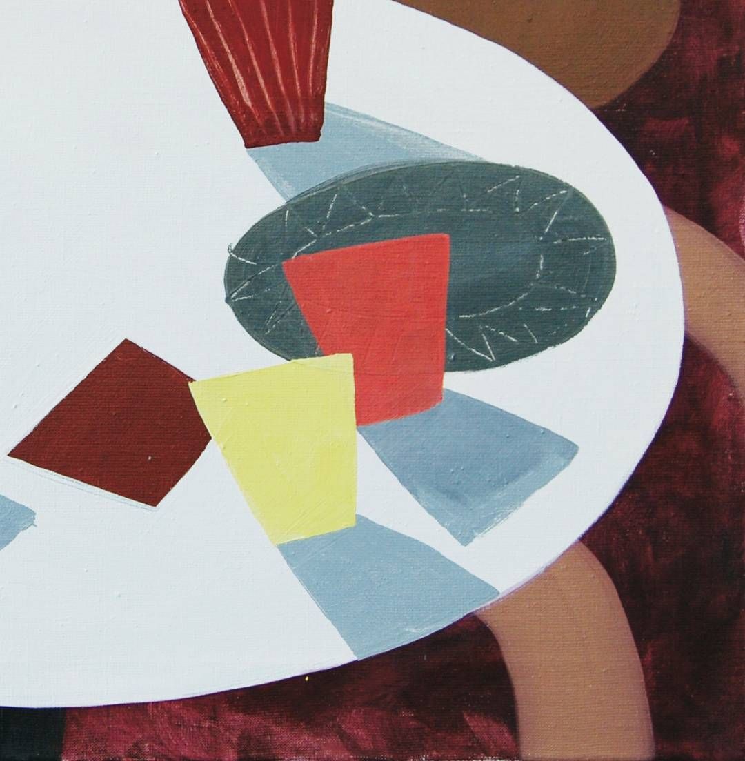 Анна Мельниченко (Картина, живопись - 
                  70 x 50 см) Бумажные стаканчики