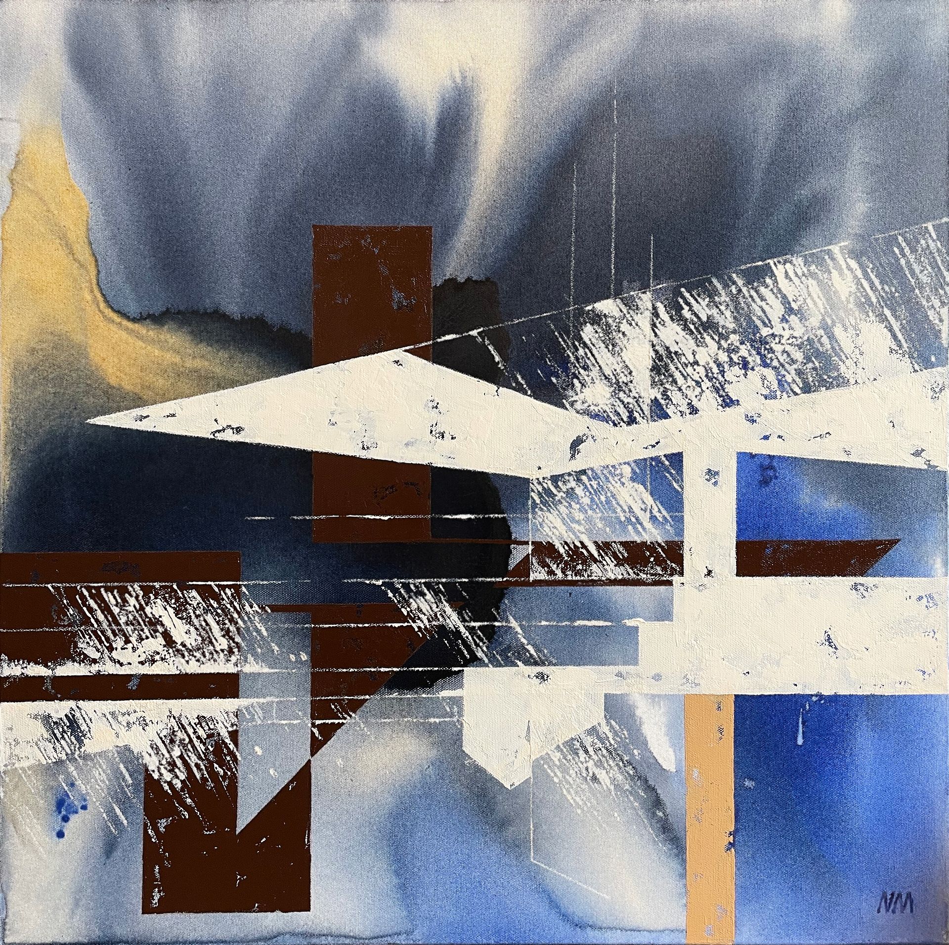 Nadya Mamonova (Картина, живопись - 
                  60 x 60 см) Лунный свет