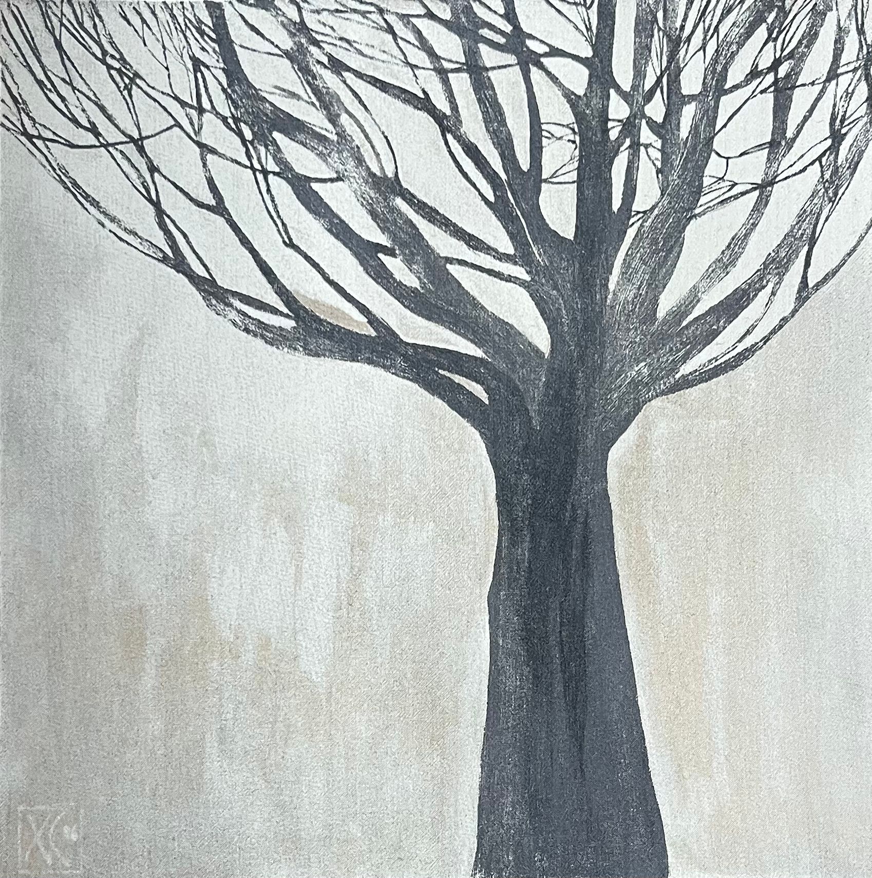 София Ялалова (Графика печатная - 
                  34 x 34 см) Дерево