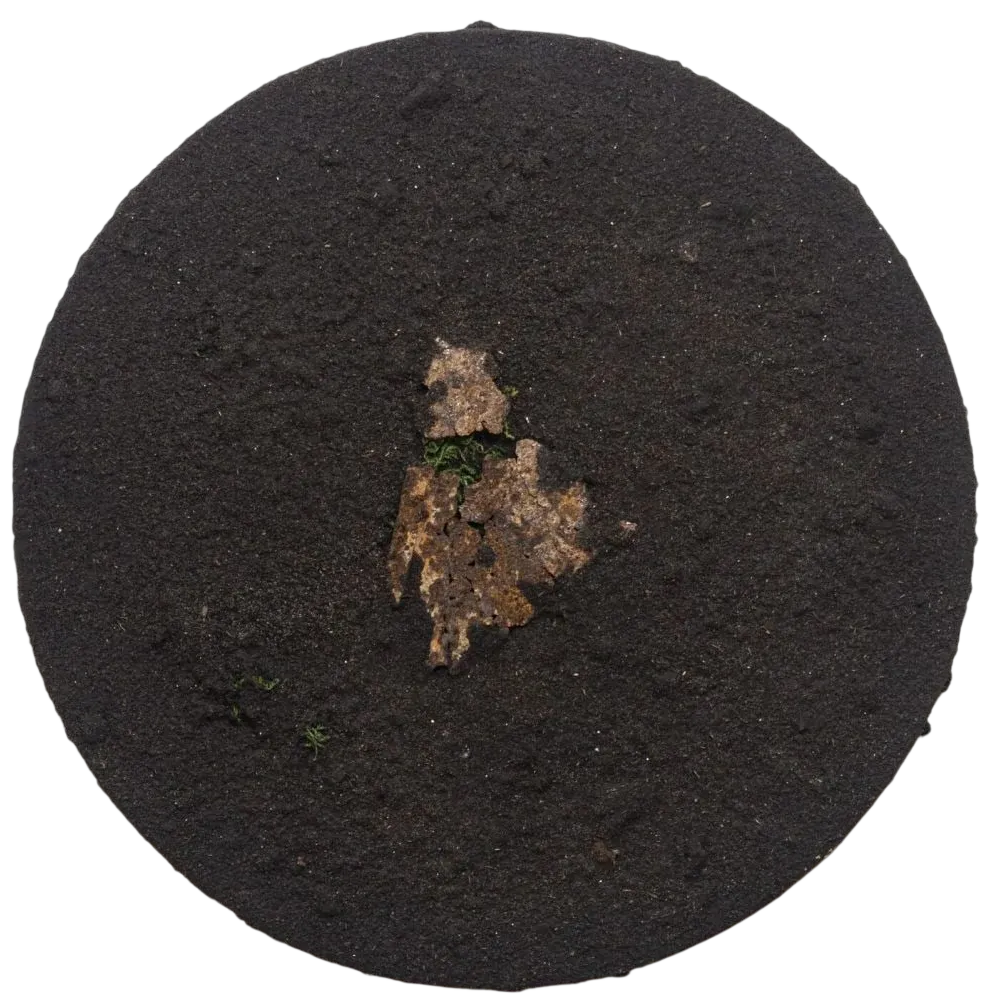 Ян Тихоненко (Картина, живопись - 
                  40 x 40 см) Soil artwork series 9