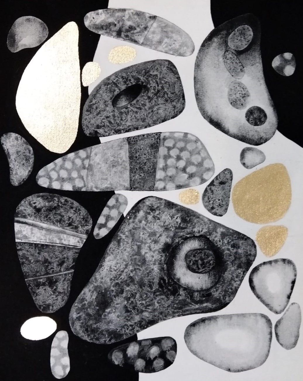 Наталья Шушпанова (Авторская графика - 
                  40 x 50 см) Камни