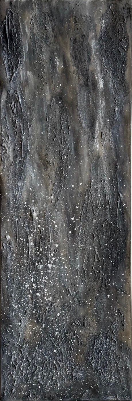 Виктория Марченко (Картина, живопись - 
                  30 x 90 см) Из серии "Метеоритная ткань"