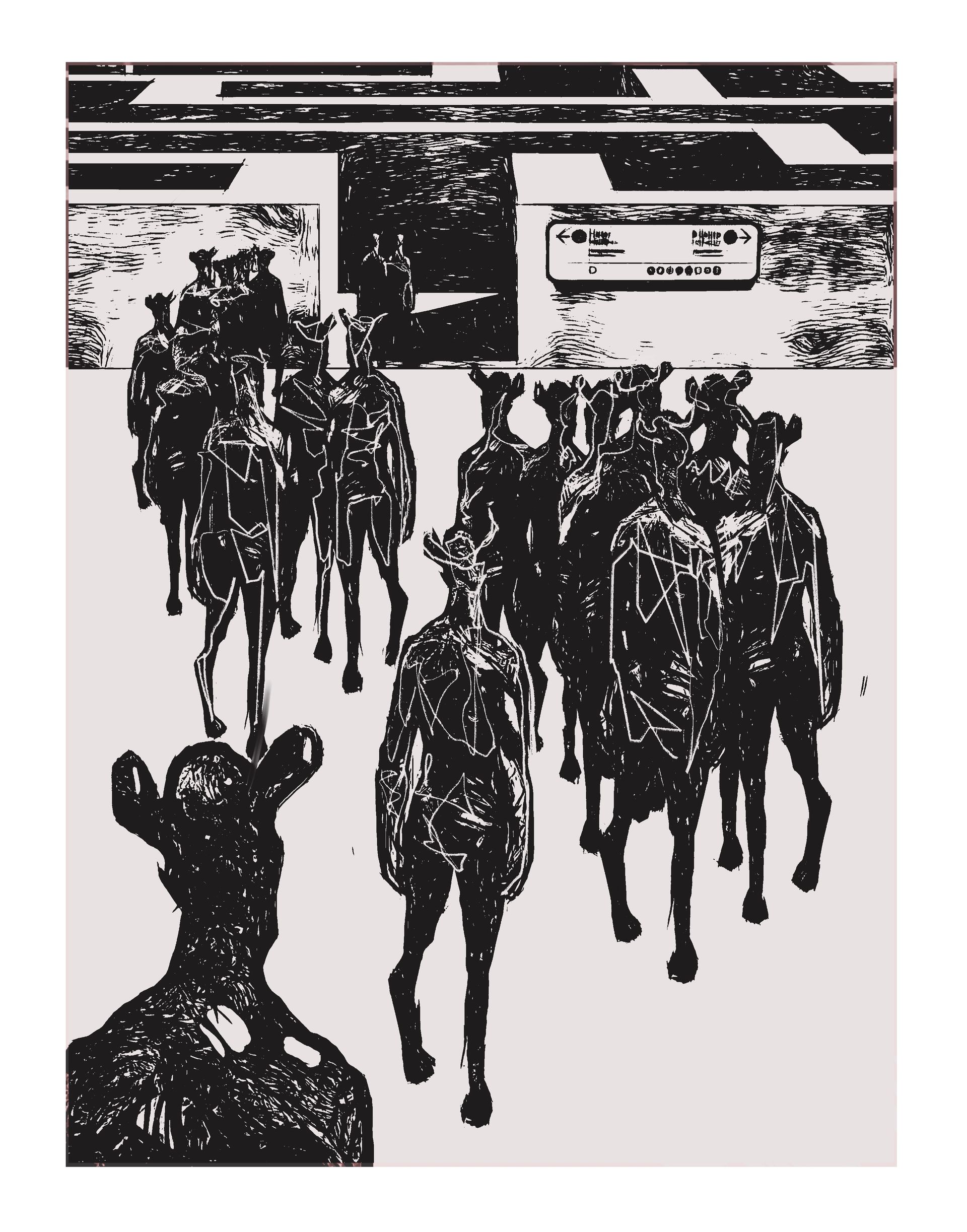 Timur Key (Графика печатная - 
                  72.5 x 90 см) Переход