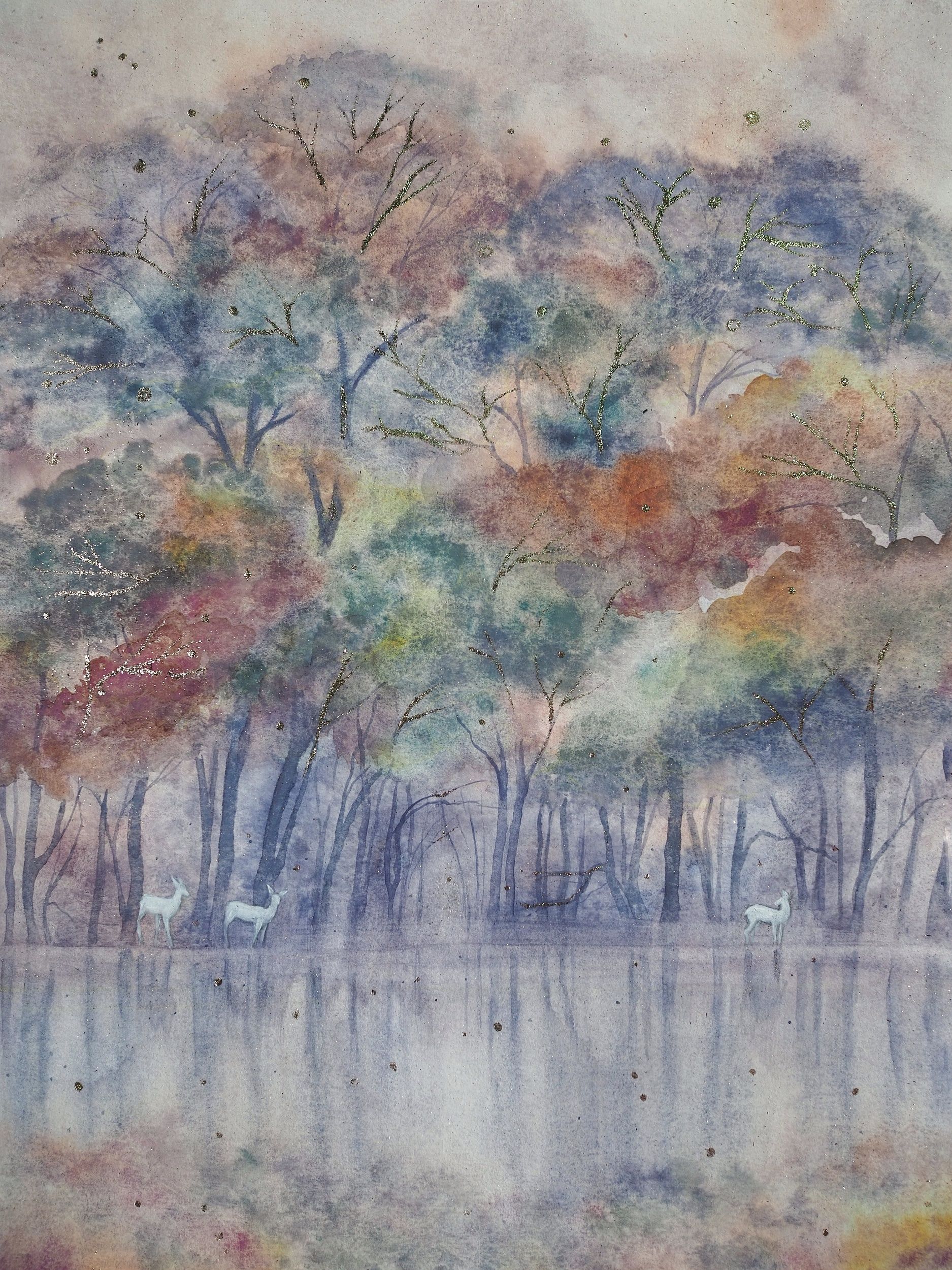 Заира Жабали (Авторская графика - 
                  29 x 41 см) Без названия