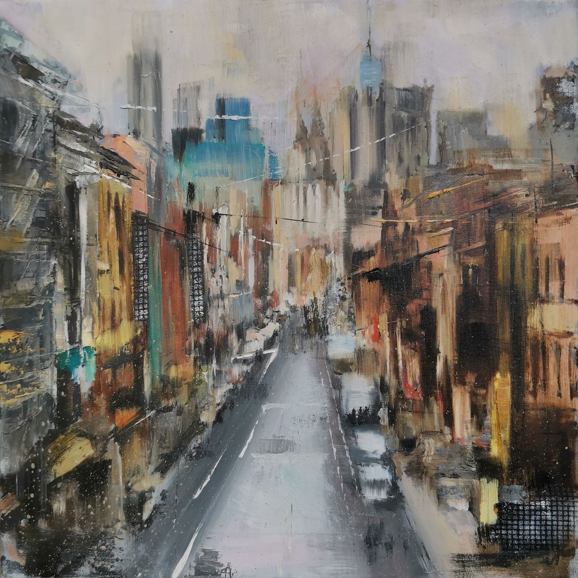 Денис Шевчук (Картина, живопись - 
                  40 x 40 см) Перспектива