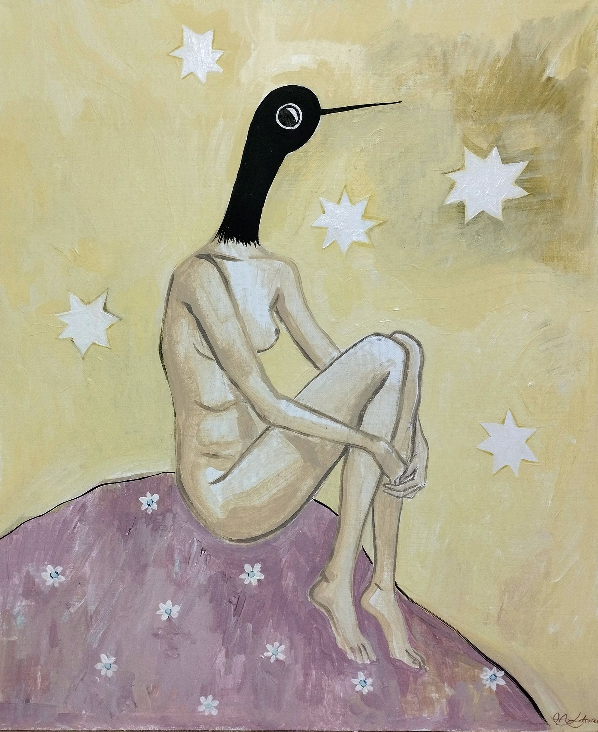 Наталья Лотарева (Картина, живопись - 
                  50 x 60 см) Утренняя звезда