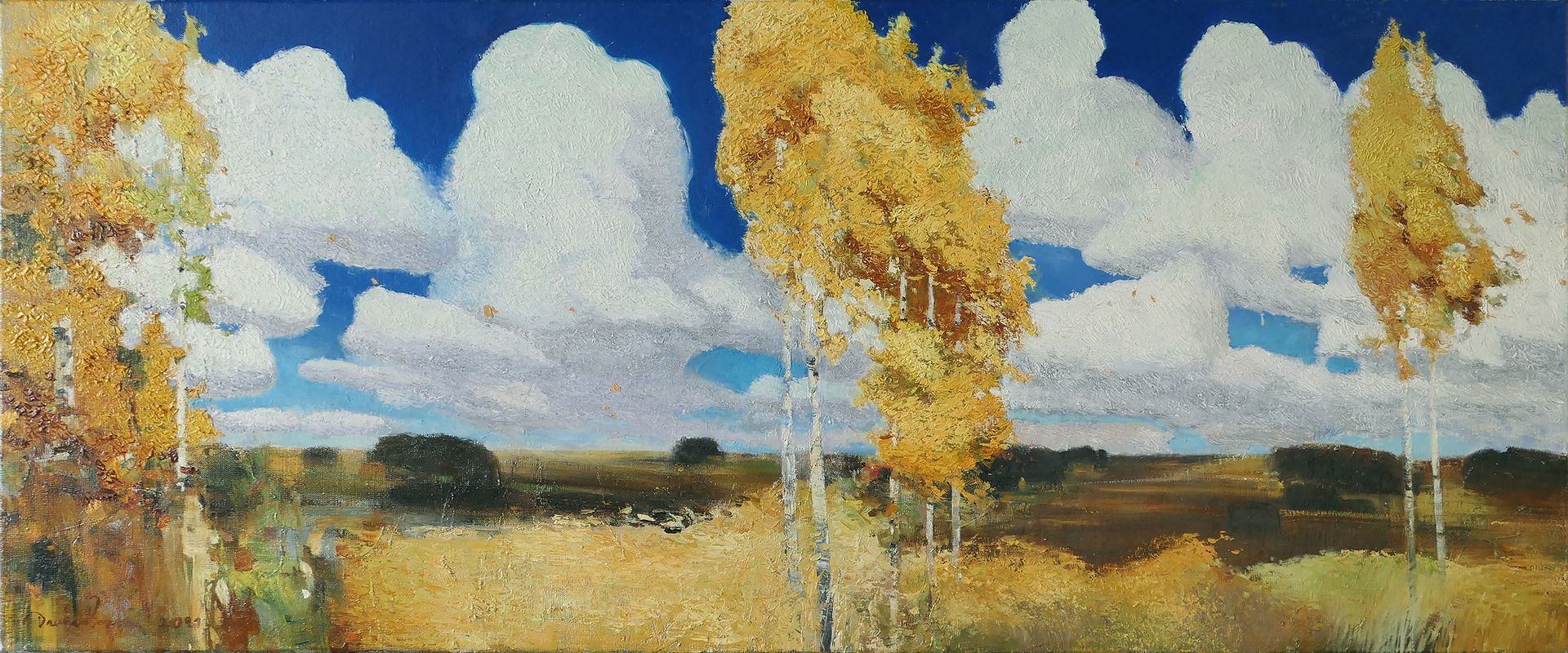 Данил Даниловский (Картина, живопись - 
                  120 x 50 см) Ветра осенние