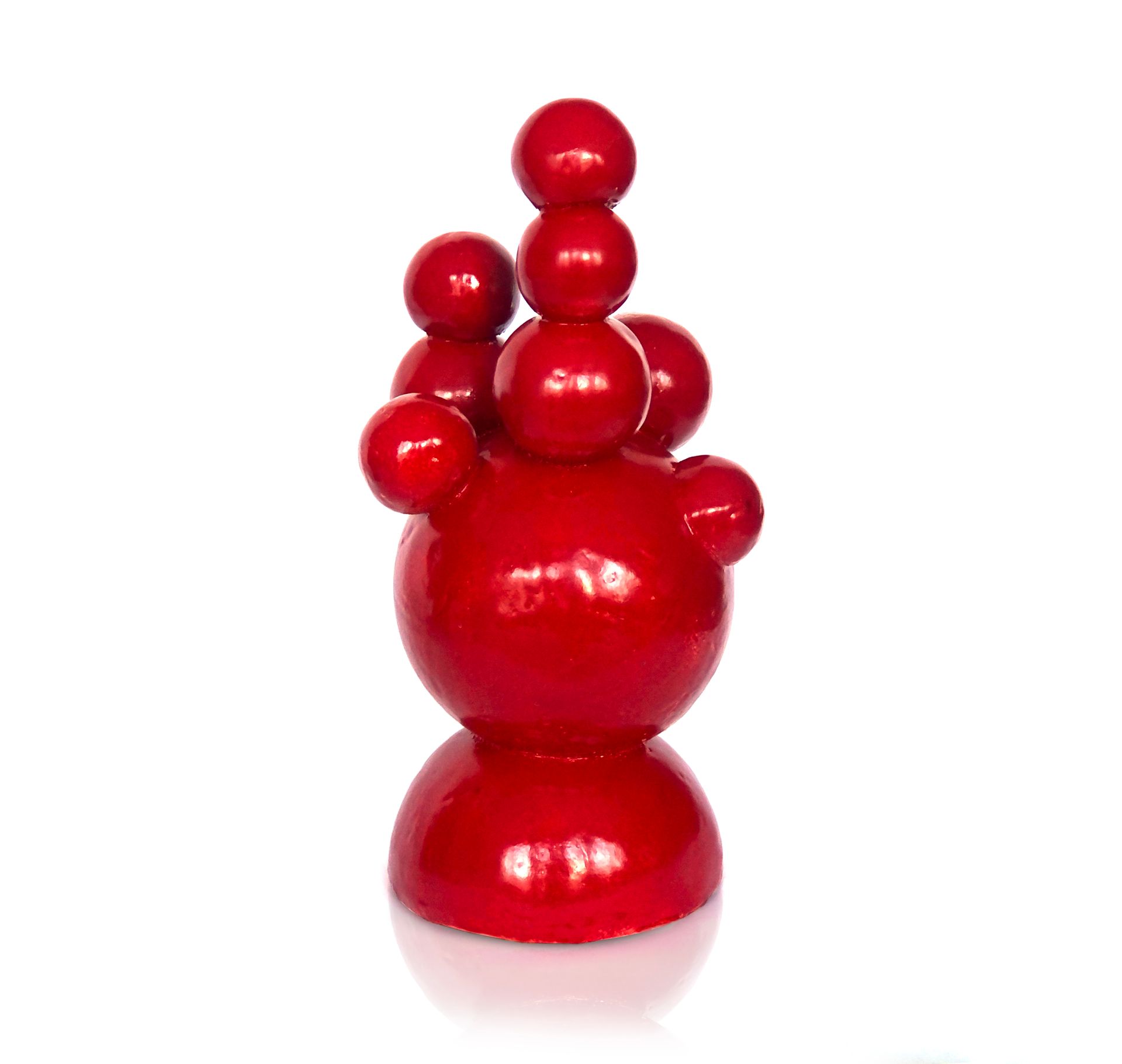 Елена Алексенко (Скульптура - 
                  21 x 44 см) Красные шары