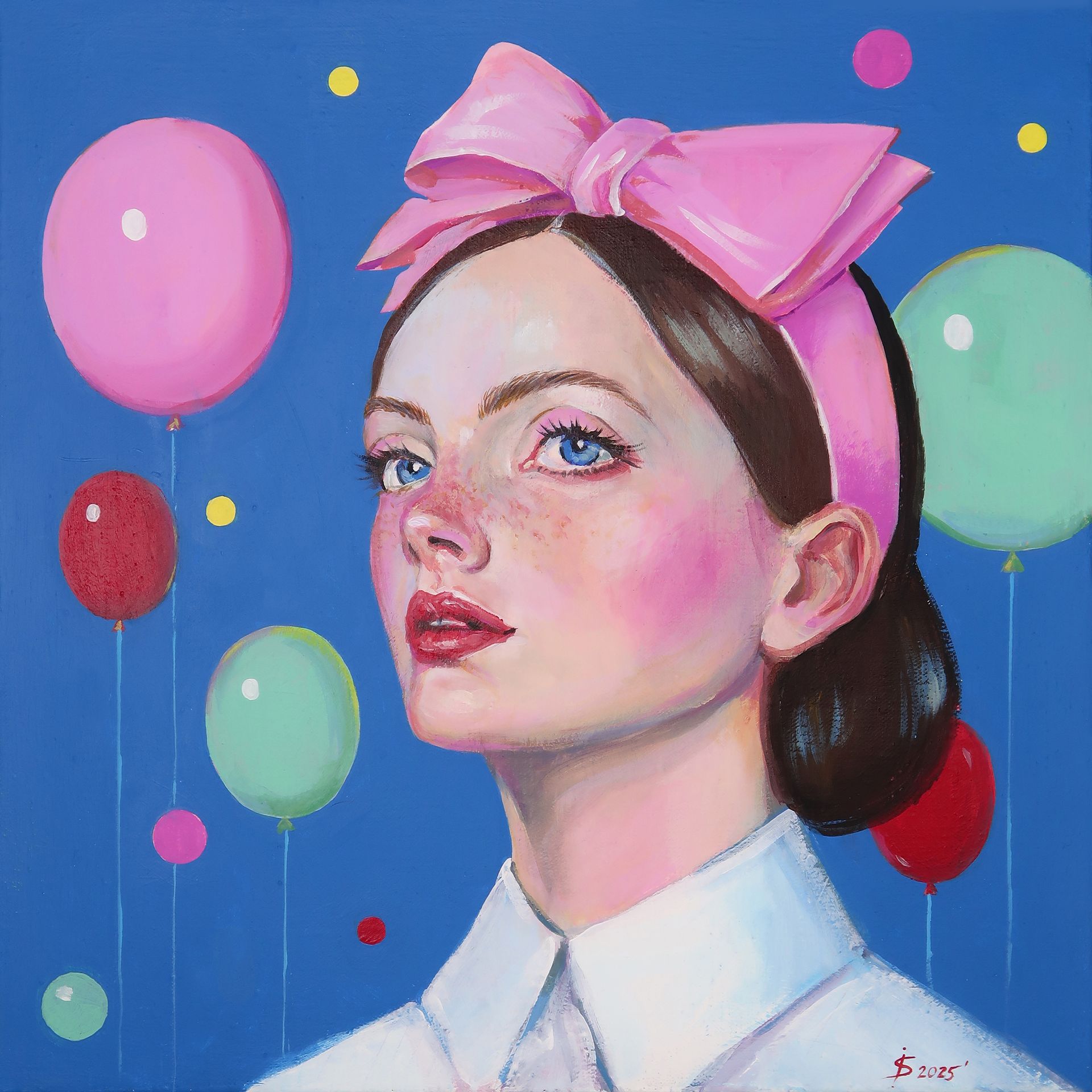 Светлана Искоских (Картина, живопись - 
                  40 x 40 см) Ветер перемен