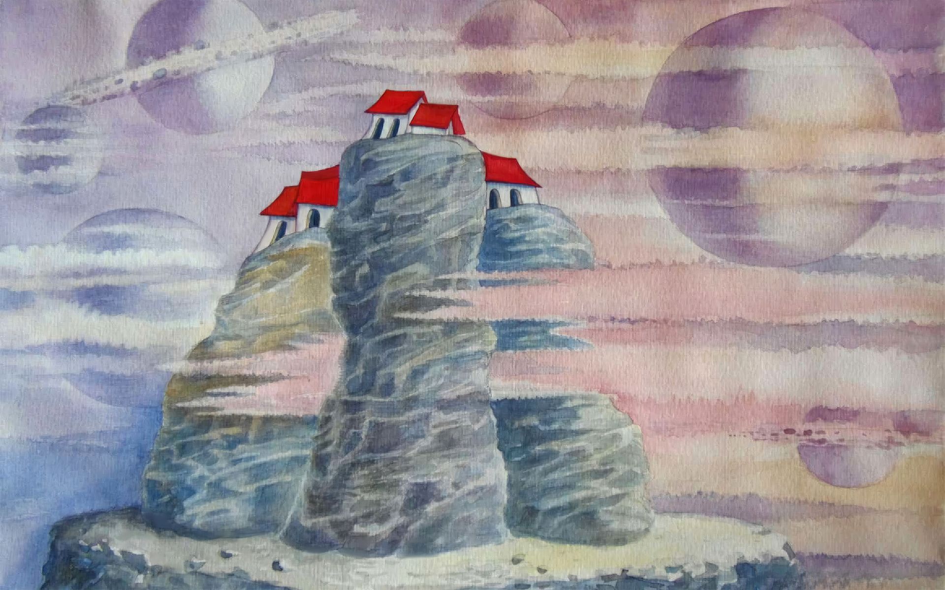 Александра Ларионова (Авторская графика - 
                  40 x 27 см) Братство