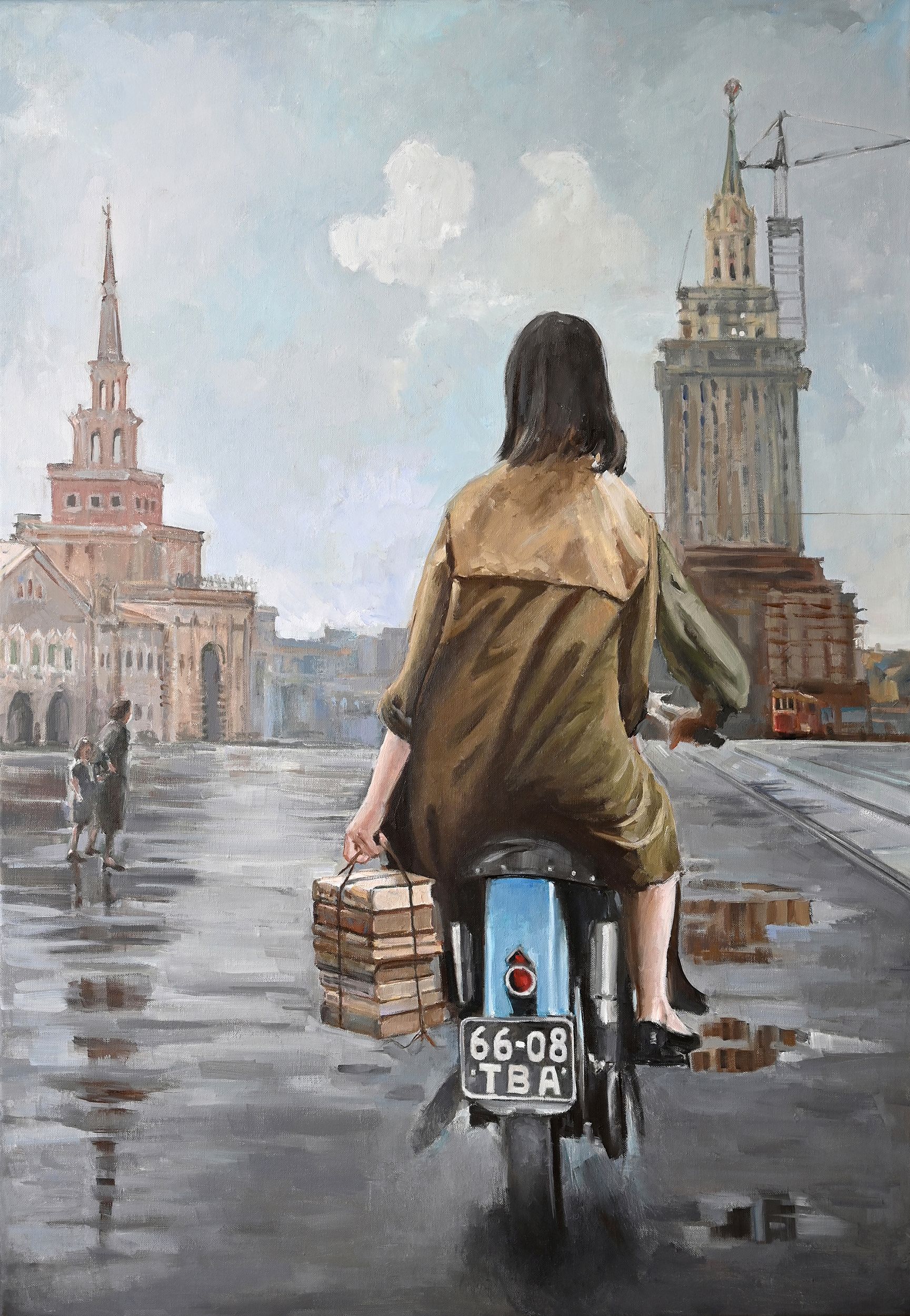 Анна Белан (Картина, живопись - 
                  70 x 100 см) Домой