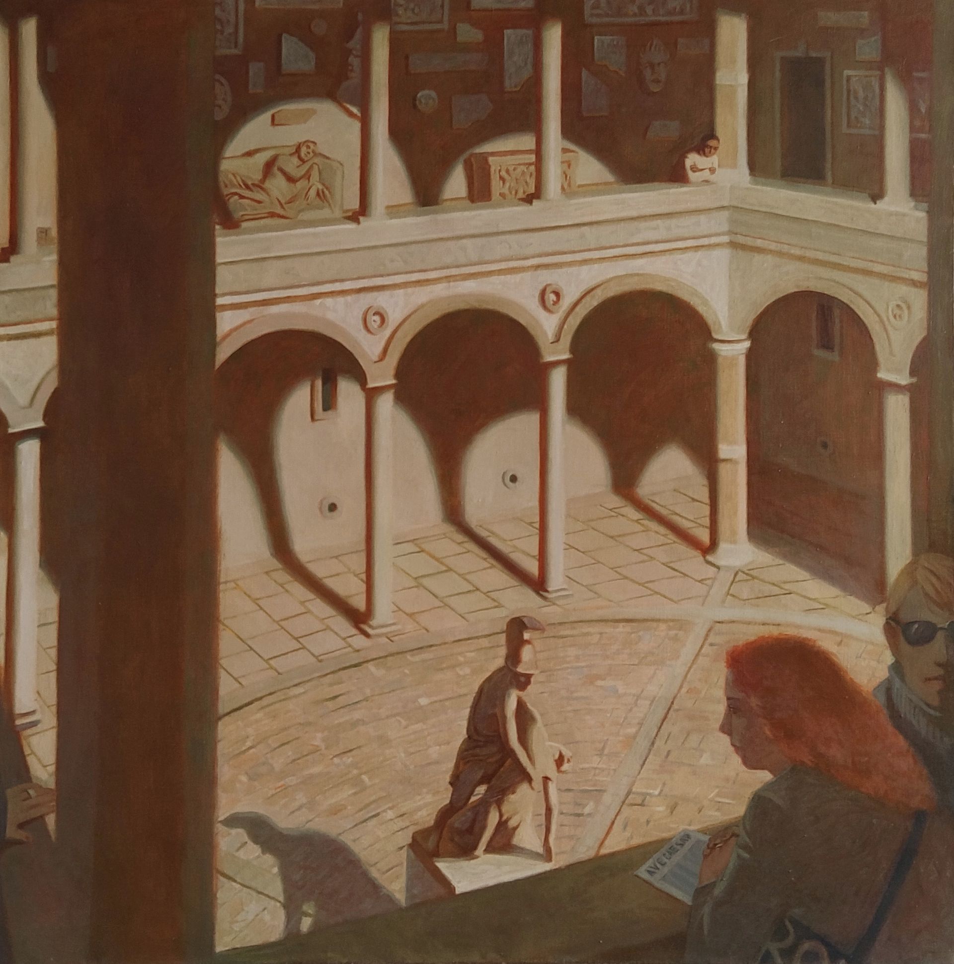 Анастасия Мотина (Картина, живопись - 
                  105 x 105 см) Ave Caesar
