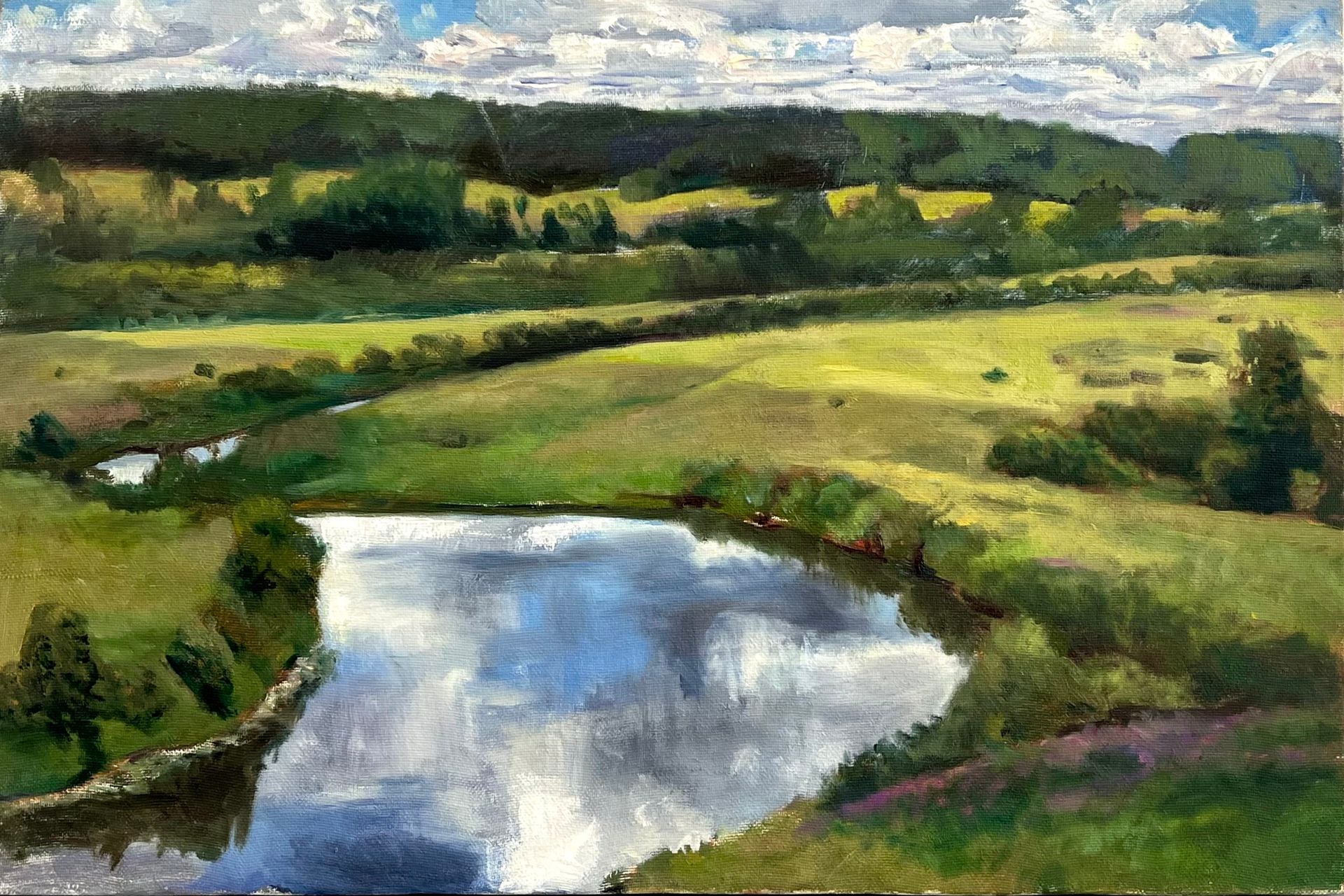 Алина Хоняк (Картина, живопись - 
                  60 x 40 см) Родные просторы