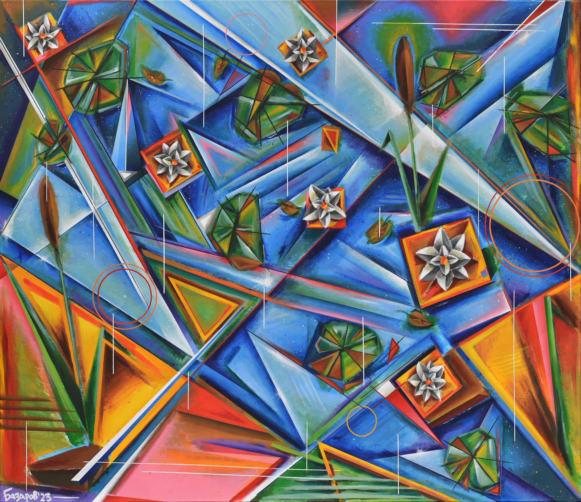 Максим Базаров (Картина, живопись - 
                  130 x 110 см) Апрельский