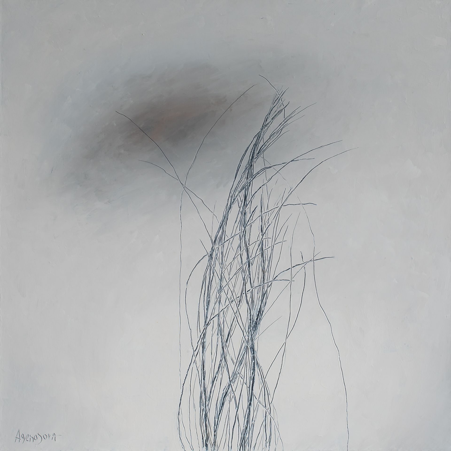 Юлия Агеносова (Картина, живопись - 
                  40 x 40 см) Травы райского сада №8
