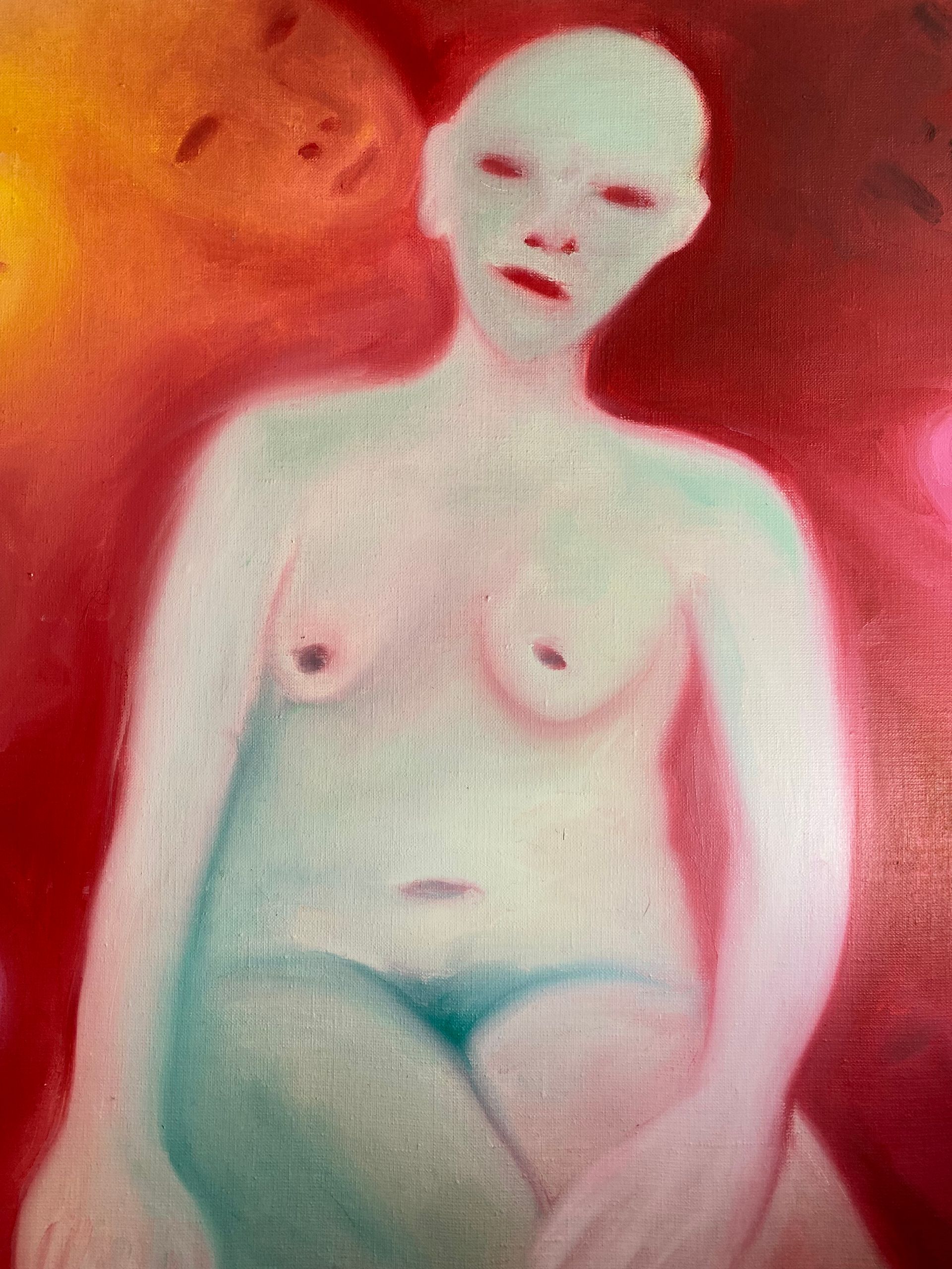 Анастасия Трапезникова (Картина, живопись - 
                  60 x 60 см) Homo Inscrutabilis