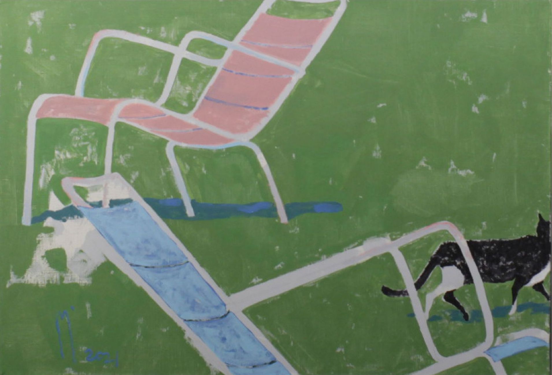 Максим Савва (Картина, живопись - 
                  70 x 50 см) Park life