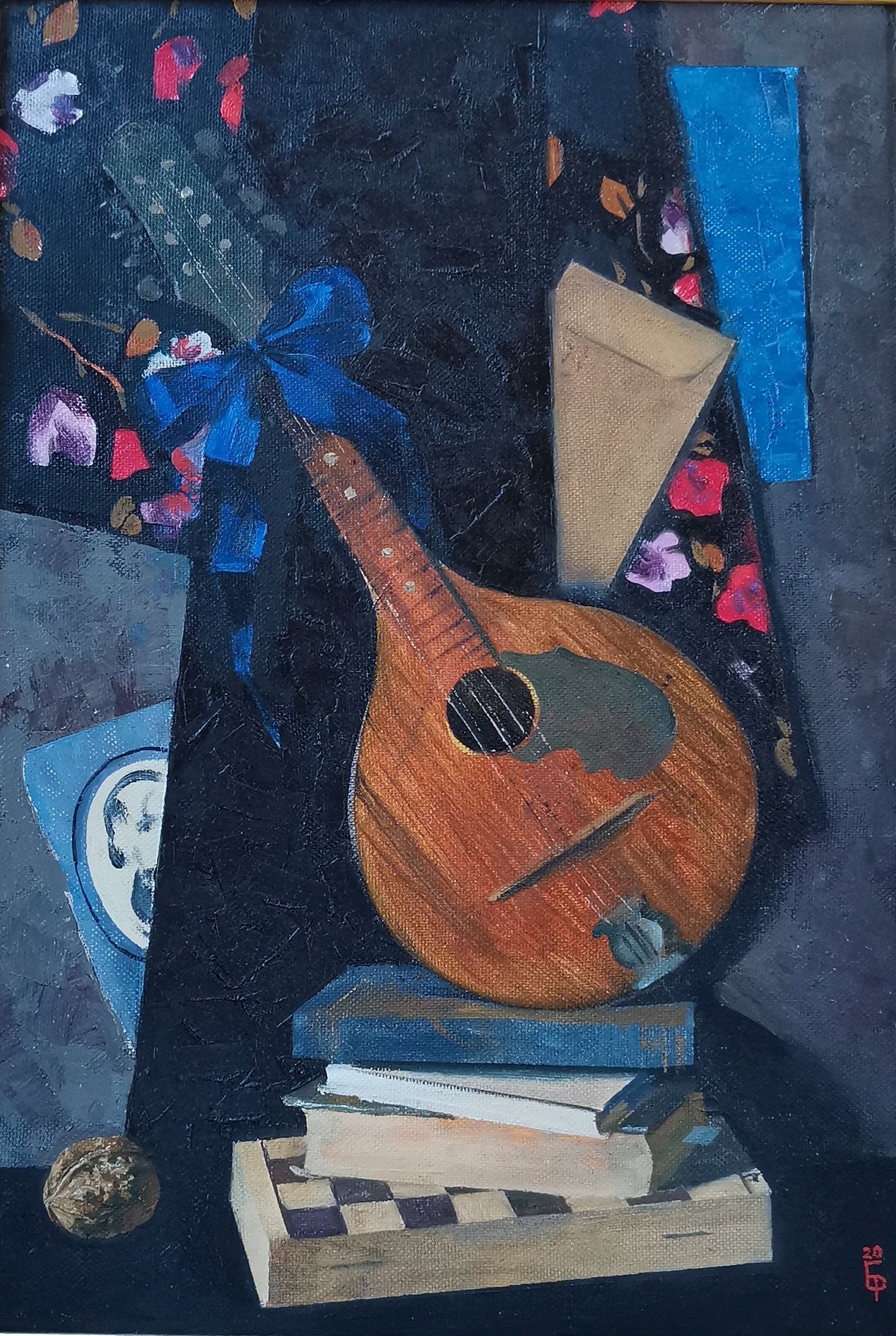 Регина Буглеева (Картина, живопись - 
                  40 x 60 см) Натюрморт с мандолиной