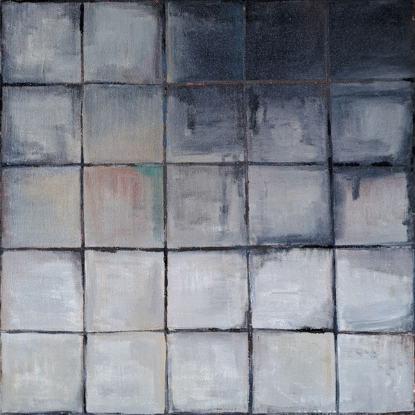 Семён Сомин (Картина, живопись - 
                  70 x 70 см) Стена