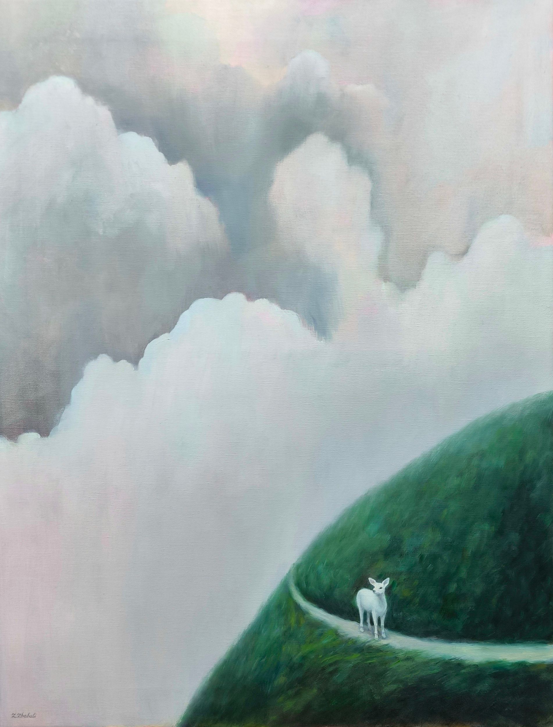 Заира Жабали (Картина, живопись - 
                  70 x 90 см) Без названия